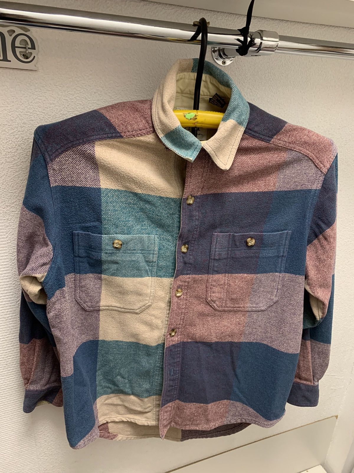 Flannel DAF David Fahrer flannel overshirt s-m striped shirt Size US M / EU 48-50 / 2 - 2 Thumbnail