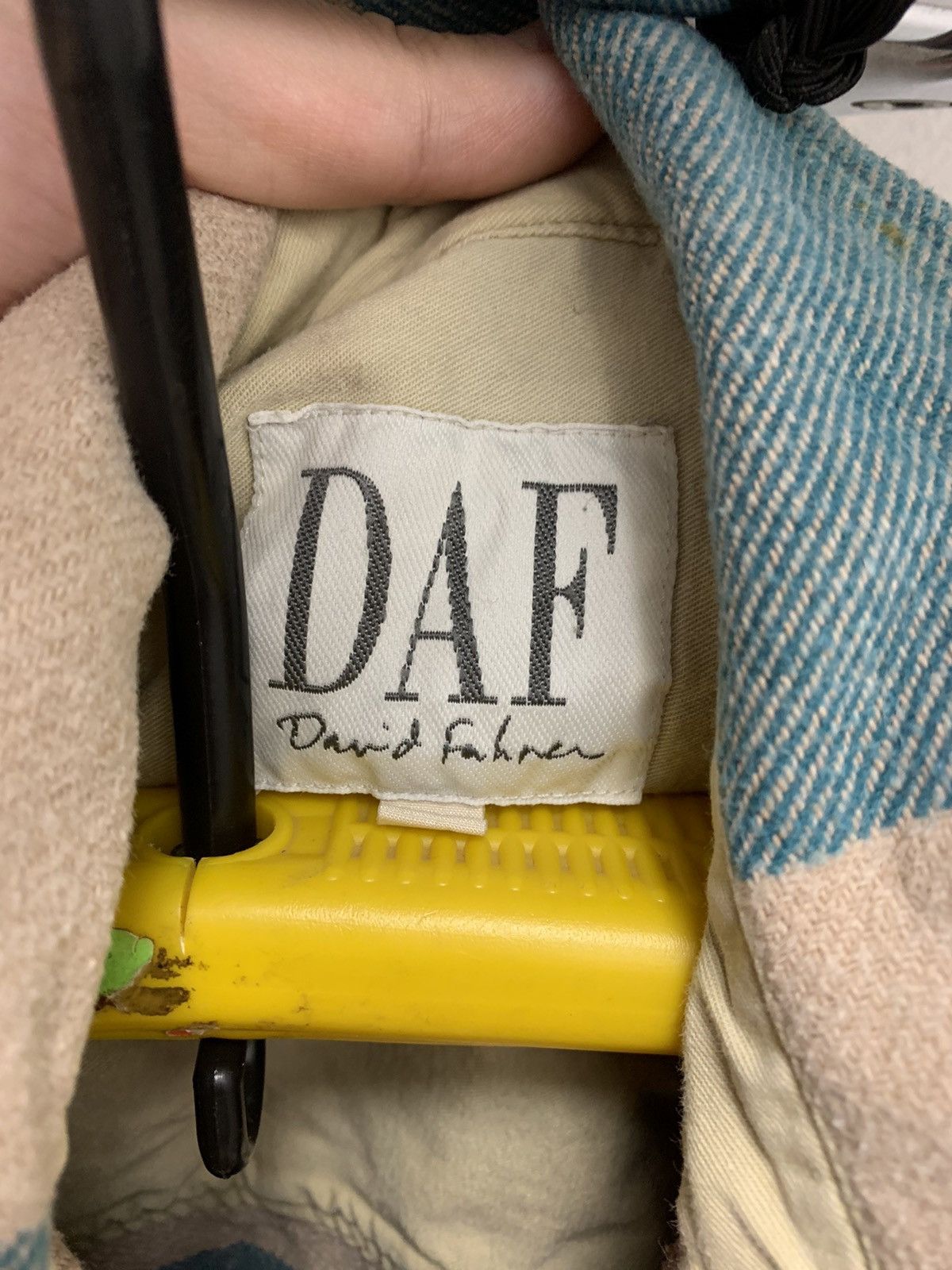 Flannel DAF David Fahrer flannel overshirt s-m striped shirt Size US M / EU 48-50 / 2 - 4 Thumbnail