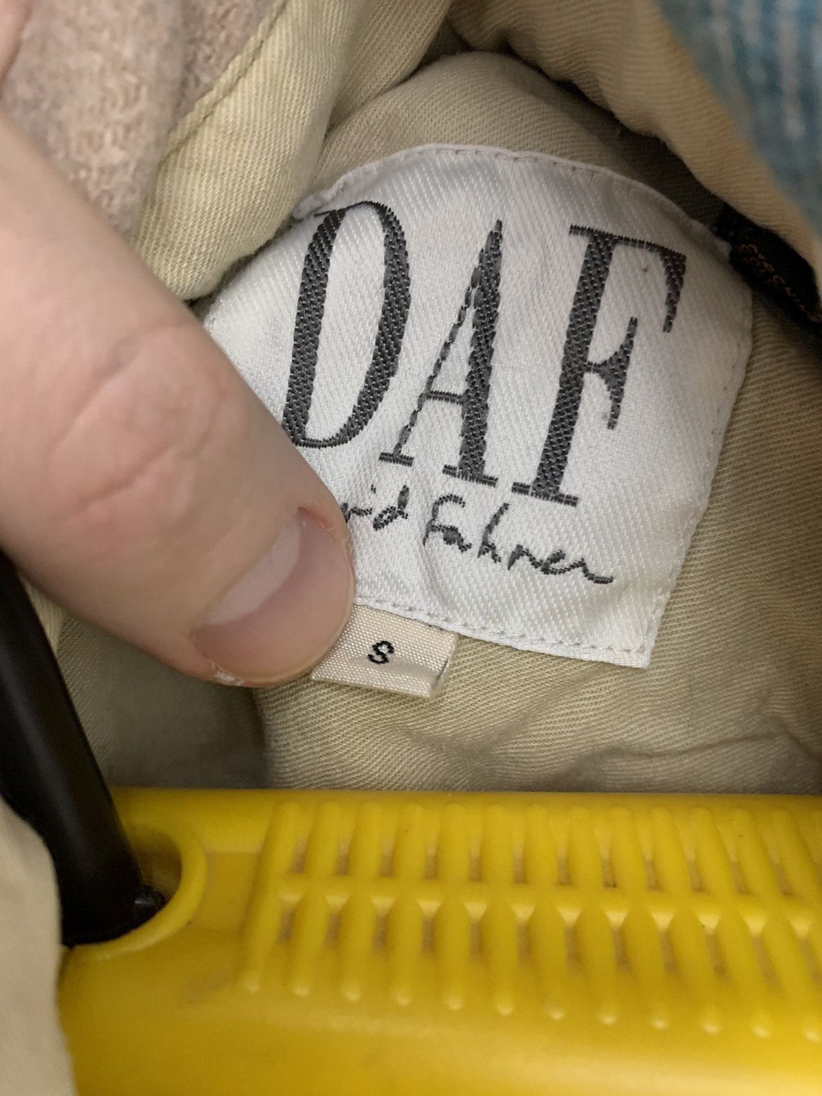 Flannel DAF David Fahrer flannel overshirt s-m striped shirt Size US M / EU 48-50 / 2 - 6 Thumbnail