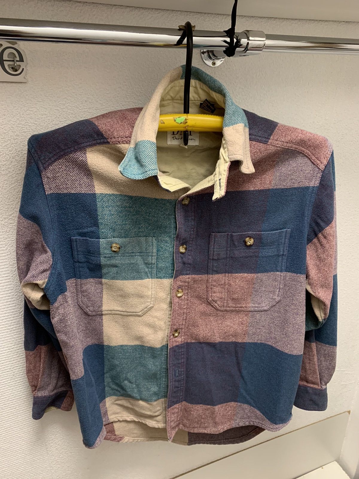 Flannel DAF David Fahrer flannel overshirt s-m striped shirt Size US M / EU 48-50 / 2 - 1 Thumbnail
