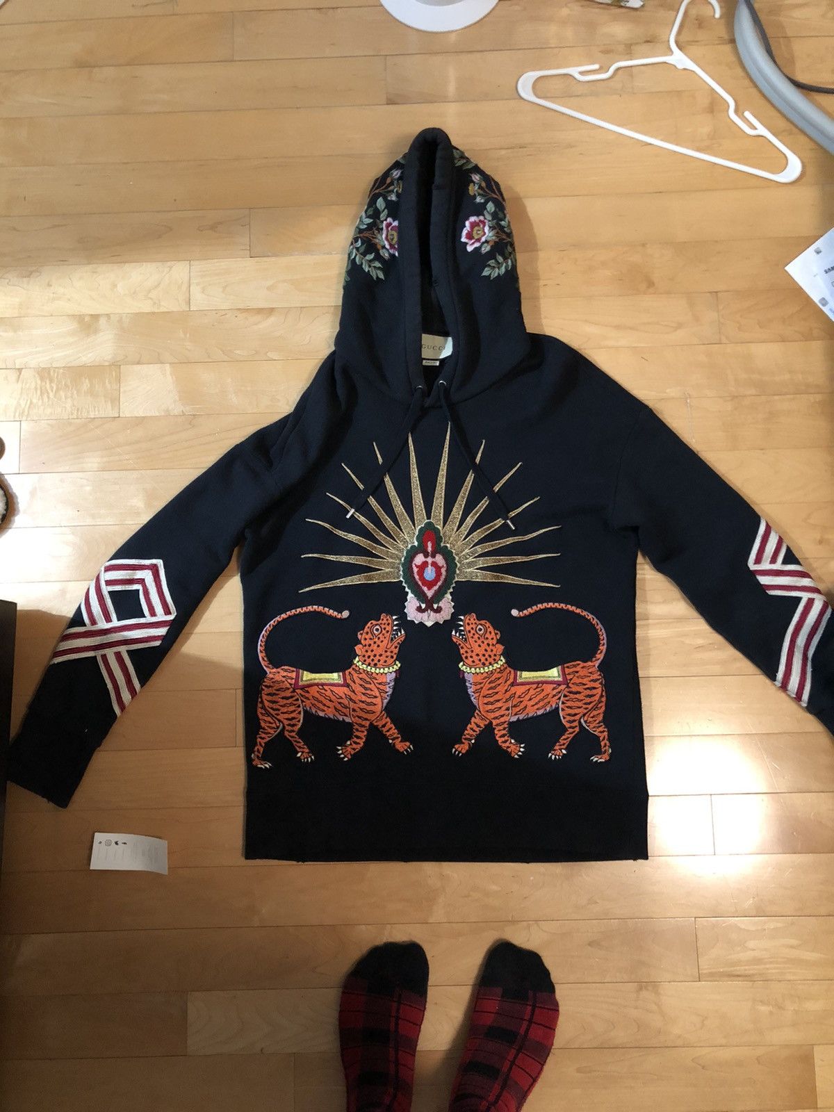 Gucci Gucci Sacred Heart Embroidered Hoodie Size US M / EU 48-50 / 2 - 3 Thumbnail
