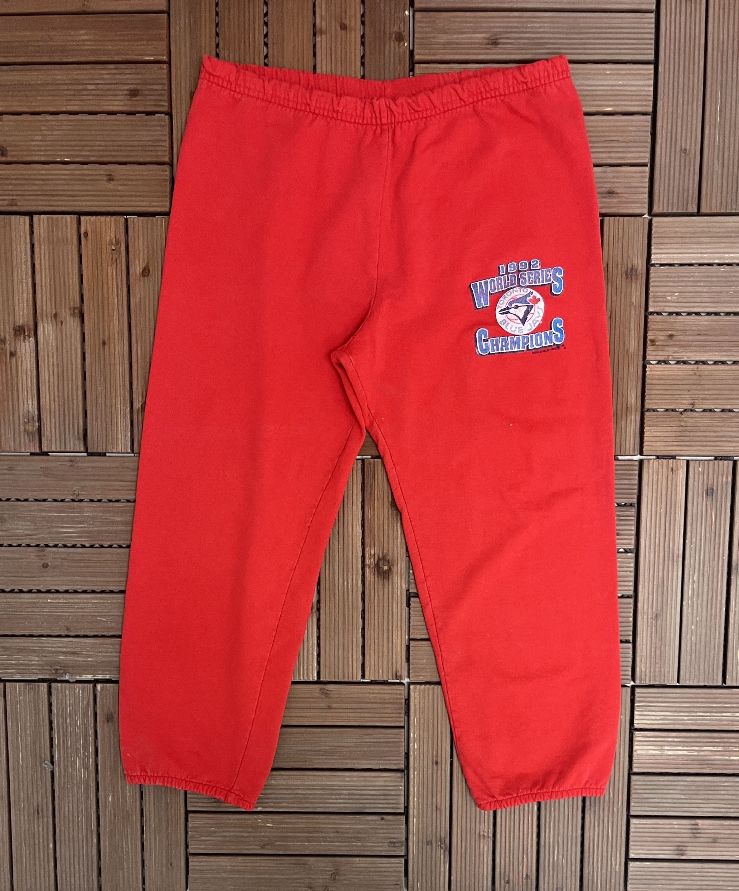 Vintage Toronto Blue Jays World Series Vintage Sweat Pants Size US 36 / EU 52 - 2 Thumbnail