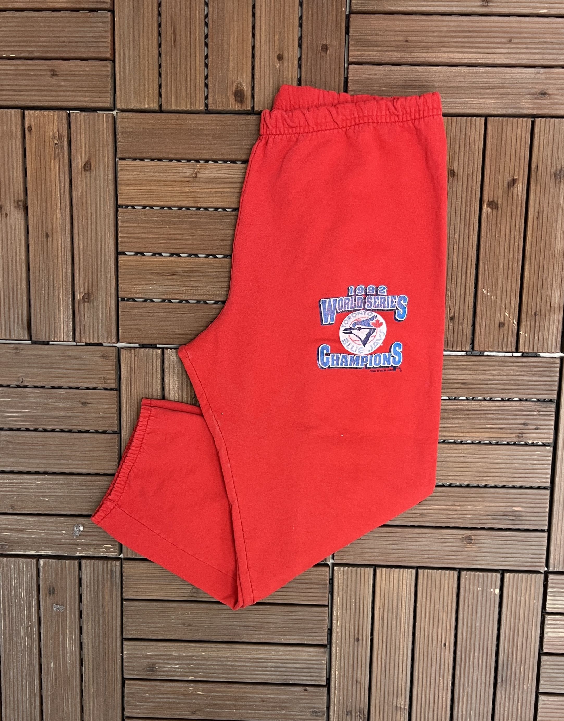 Vintage Toronto Blue Jays World Series Vintage Sweat Pants Size US 36 / EU 52 - 1 Thumbnail