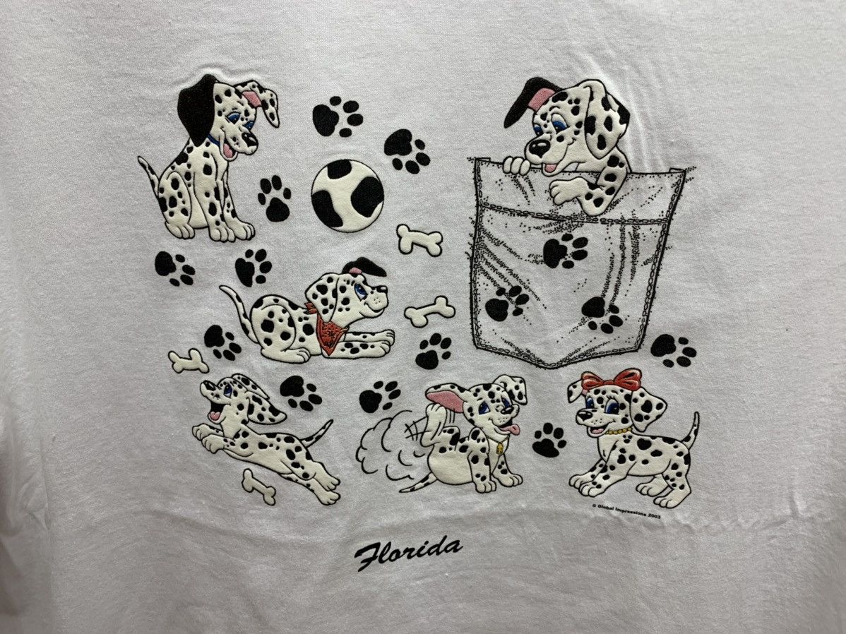 Disney 101 Dalmatians vintage white Disney t-shirt 2003 Xl movie Size US XL / EU 56 / 4 - 3 Thumbnail