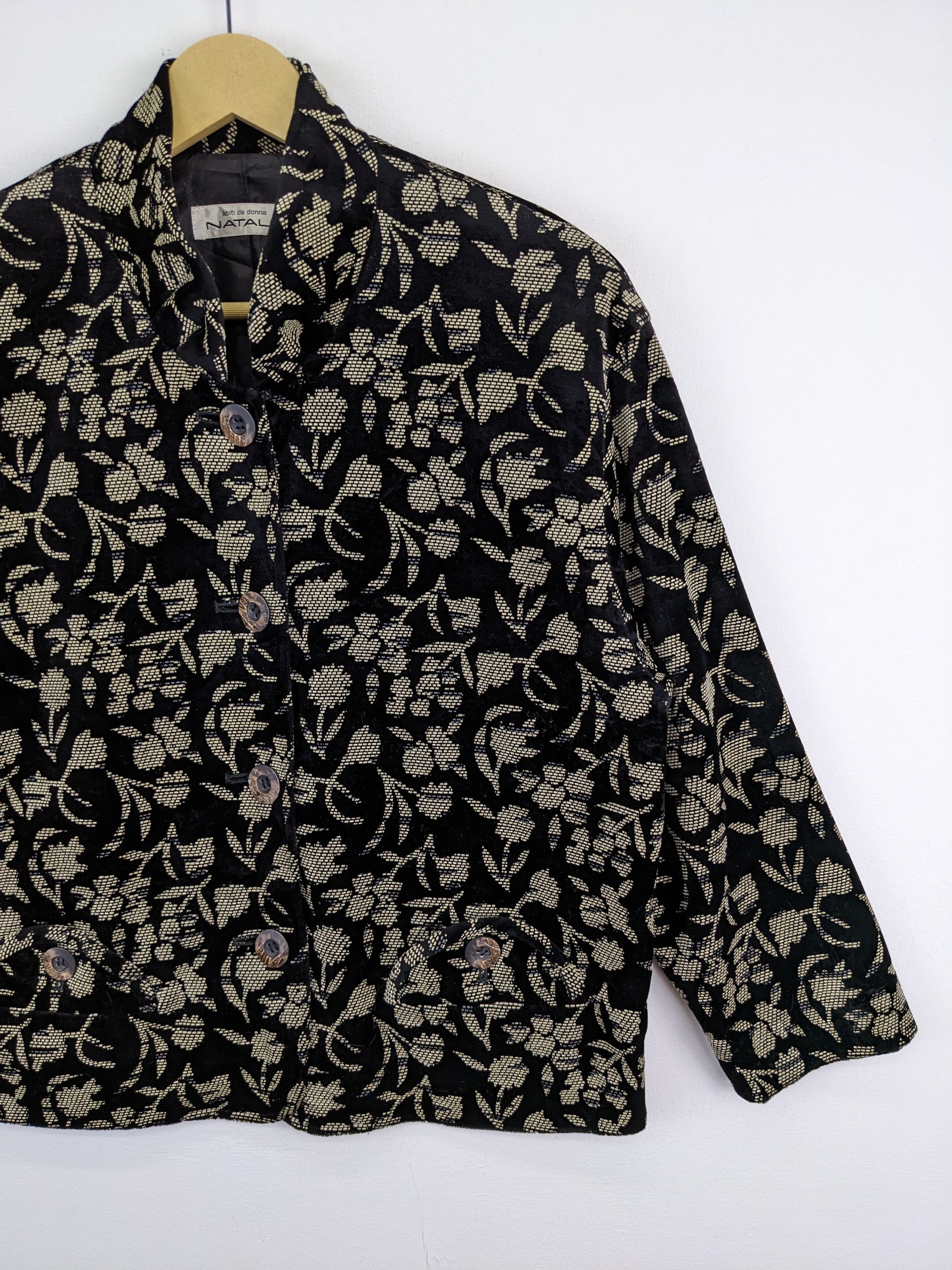 Japanese Brand × Vintage Vintage Cardigan Coat Jacket Floral Printed Size M / US 6-8 / IT 42-44 - 5 Thumbnail