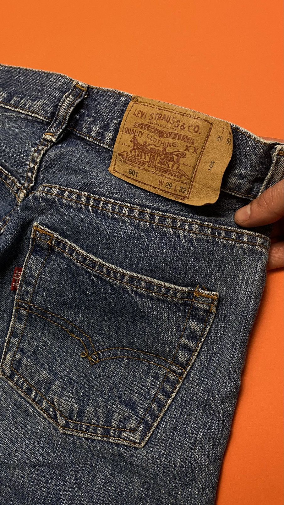 Levi's × Vintage Vintage Levi’s501 jeans 29/32 made in USA Size US 29 - 4 Thumbnail