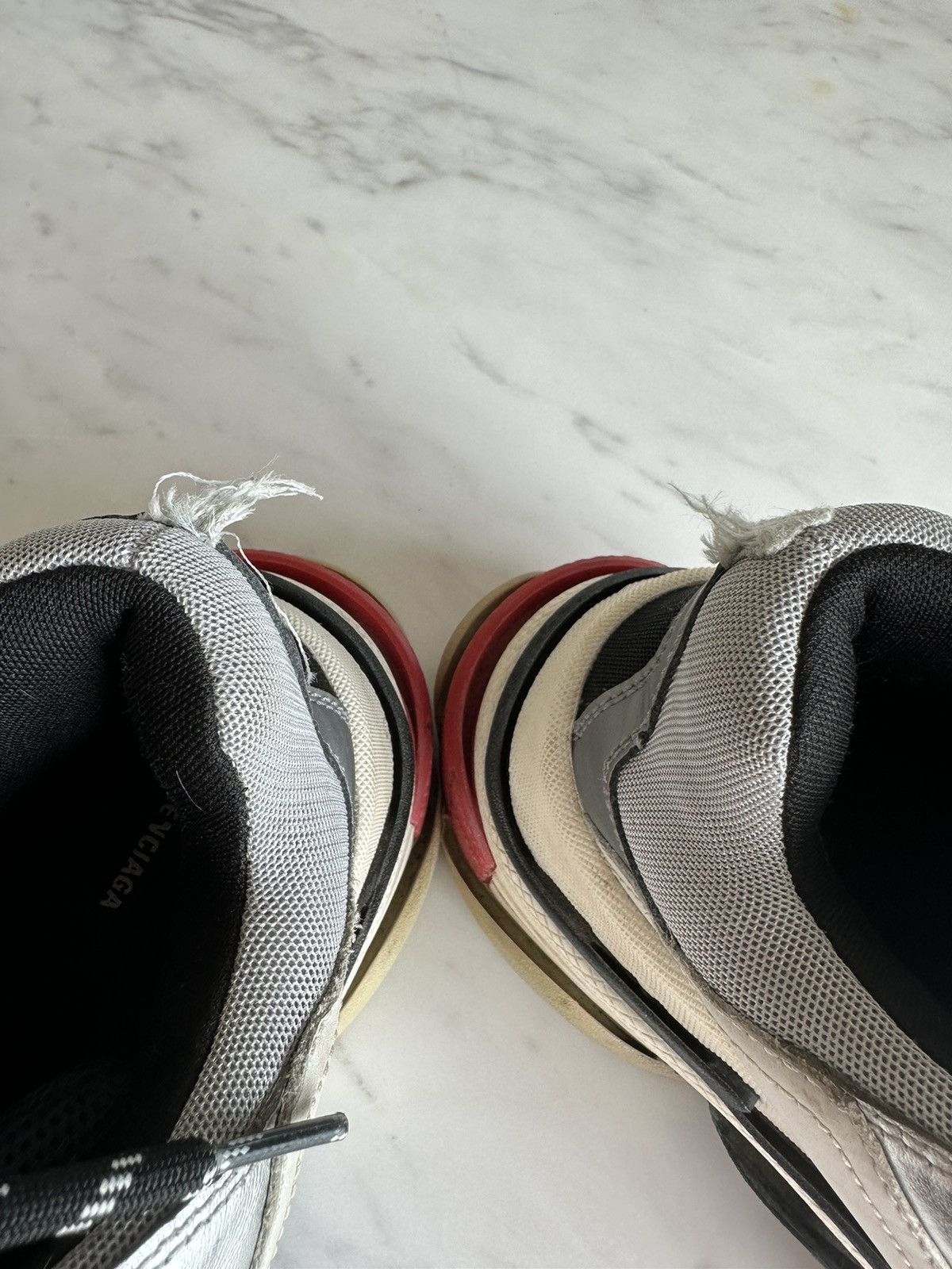 Balenciaga Balenciaga Triple S Sneakers ‘Silver’ Size US 12 / EU 45 - 4 Thumbnail