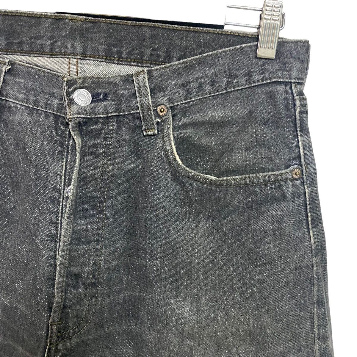 Levi's Vintage Levis 501 Faded Black Jeans 33x33 Made in USA Size US 33 - 5 Thumbnail