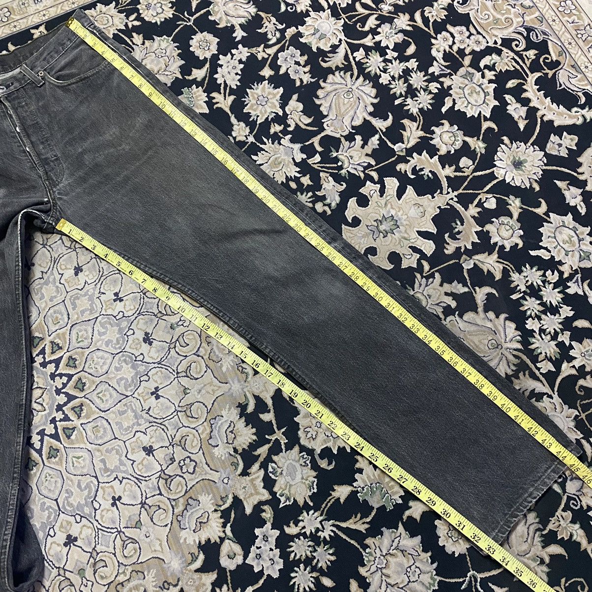 Levi's Vintage Levis 501 Faded Black Jeans 33x33 Made in USA Size US 33 - 19 Thumbnail