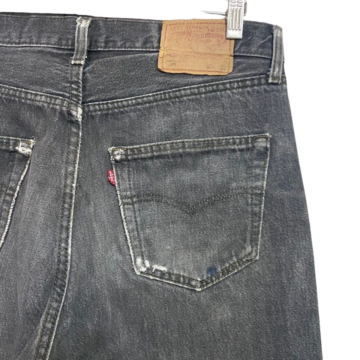 Levi's Vintage Levis 501 Faded Black Jeans 33x33 Made in USA Size US 33 - 9 Thumbnail