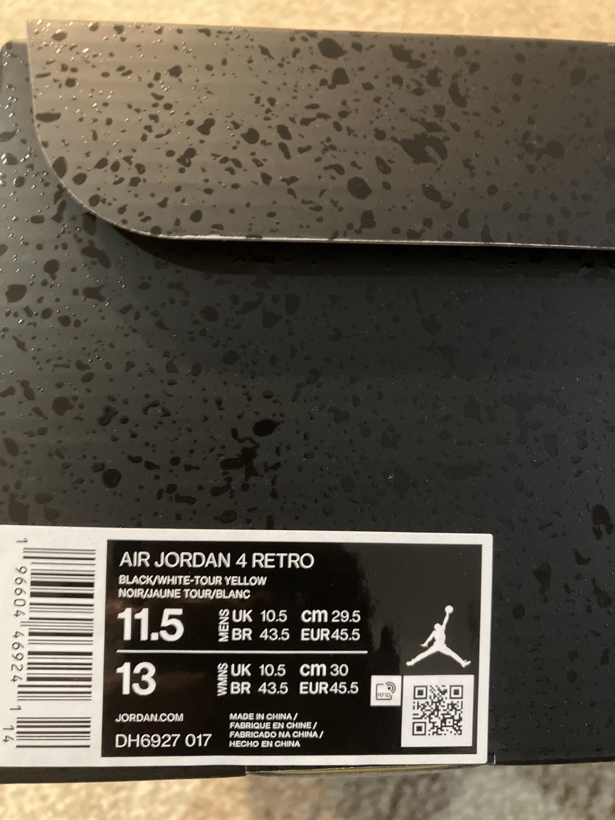 Jordan Brand × Nike Air Jordan 4 Retro Thunder Size 11.5 Size US 11.5 / EU 44-45 - 8 Thumbnail