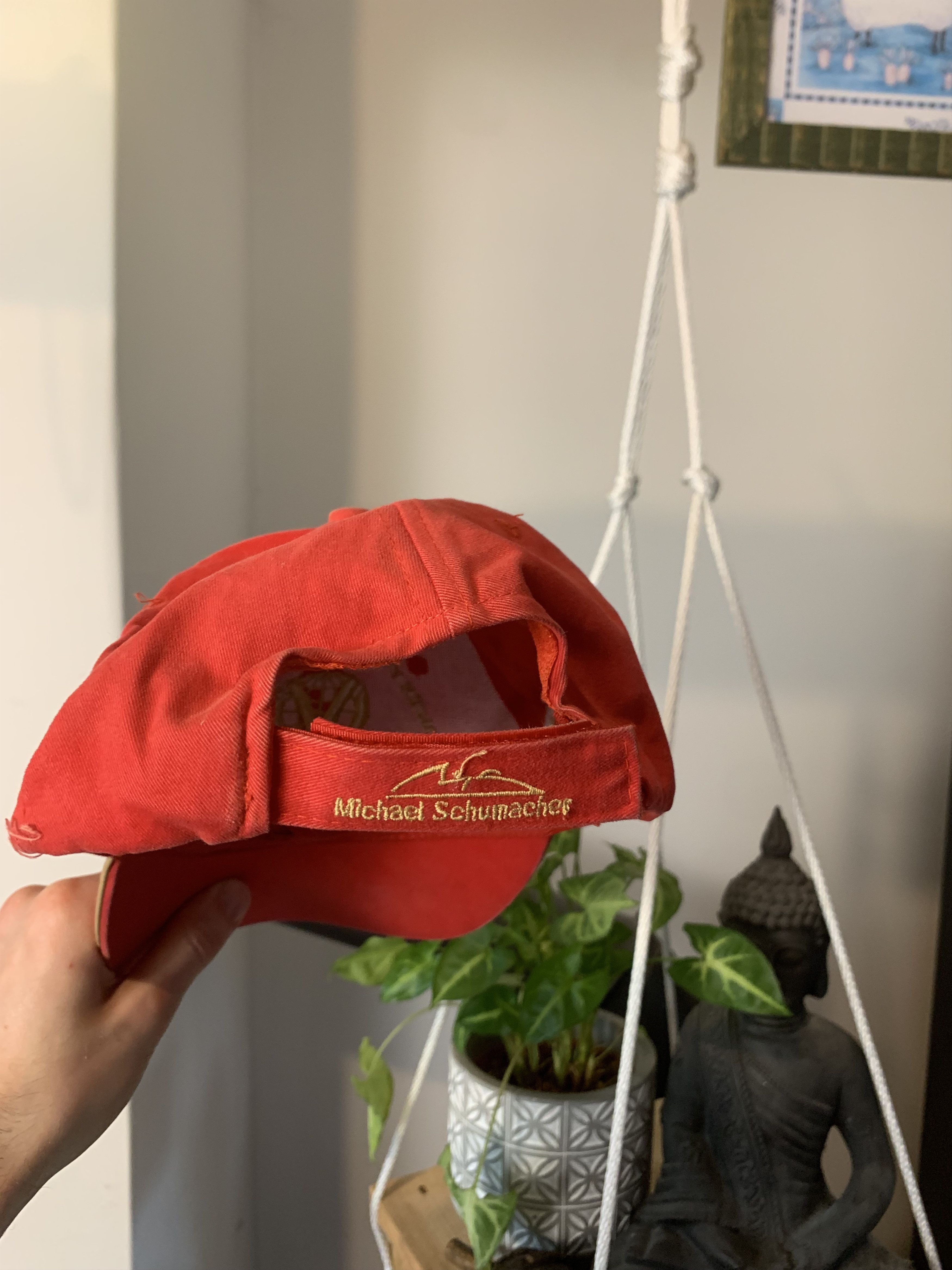 Ferrari × Vintage 2001 Michael Schumacher F1 World Champion Cap Ferrari Size ONE SIZE - 9 Thumbnail