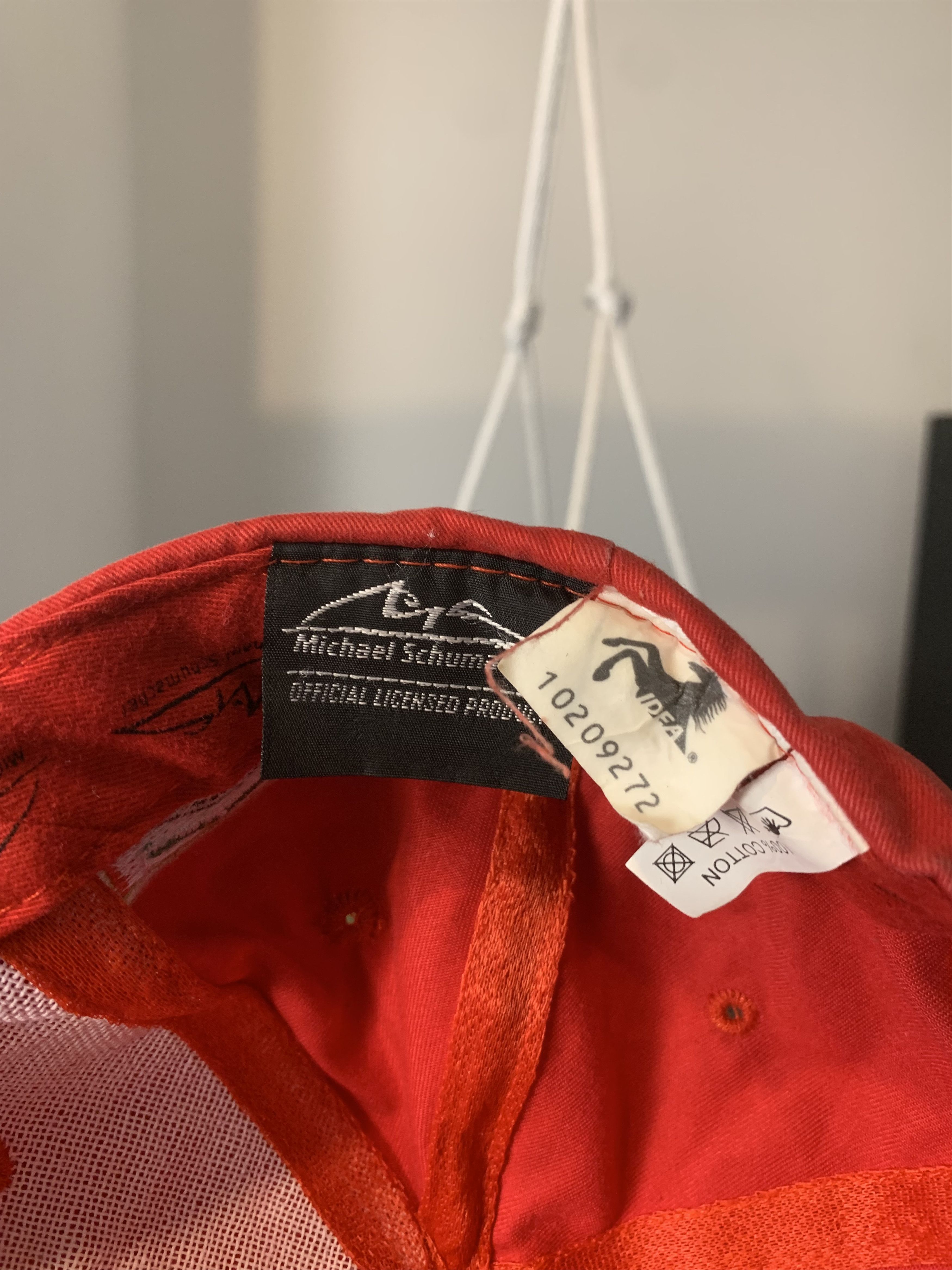 Ferrari × Vintage 2001 Michael Schumacher F1 World Champion Cap Ferrari Size ONE SIZE - 6 Thumbnail