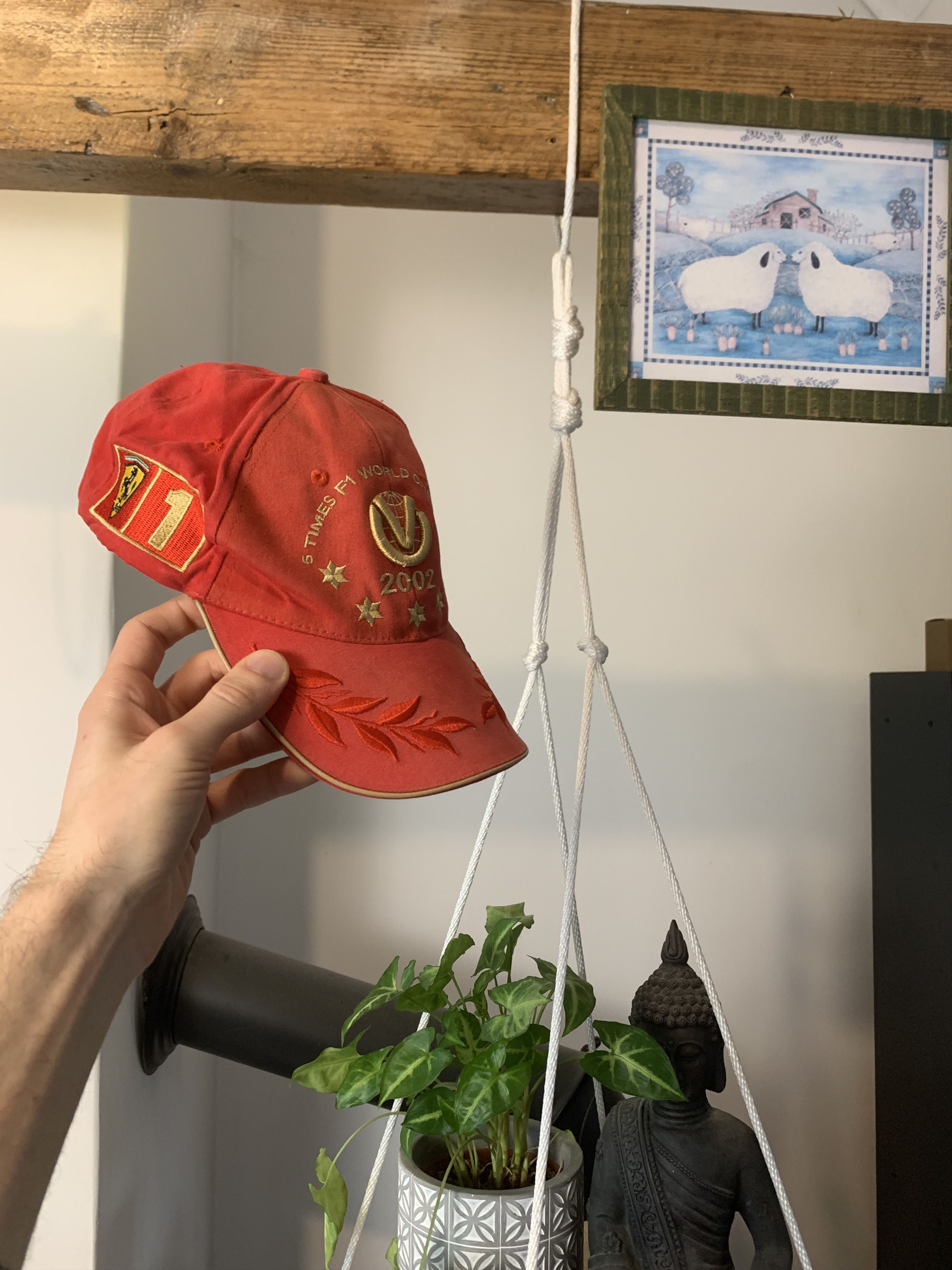 Ferrari × Vintage 2001 Michael Schumacher F1 World Champion Cap Ferrari Size ONE SIZE - 1 Thumbnail