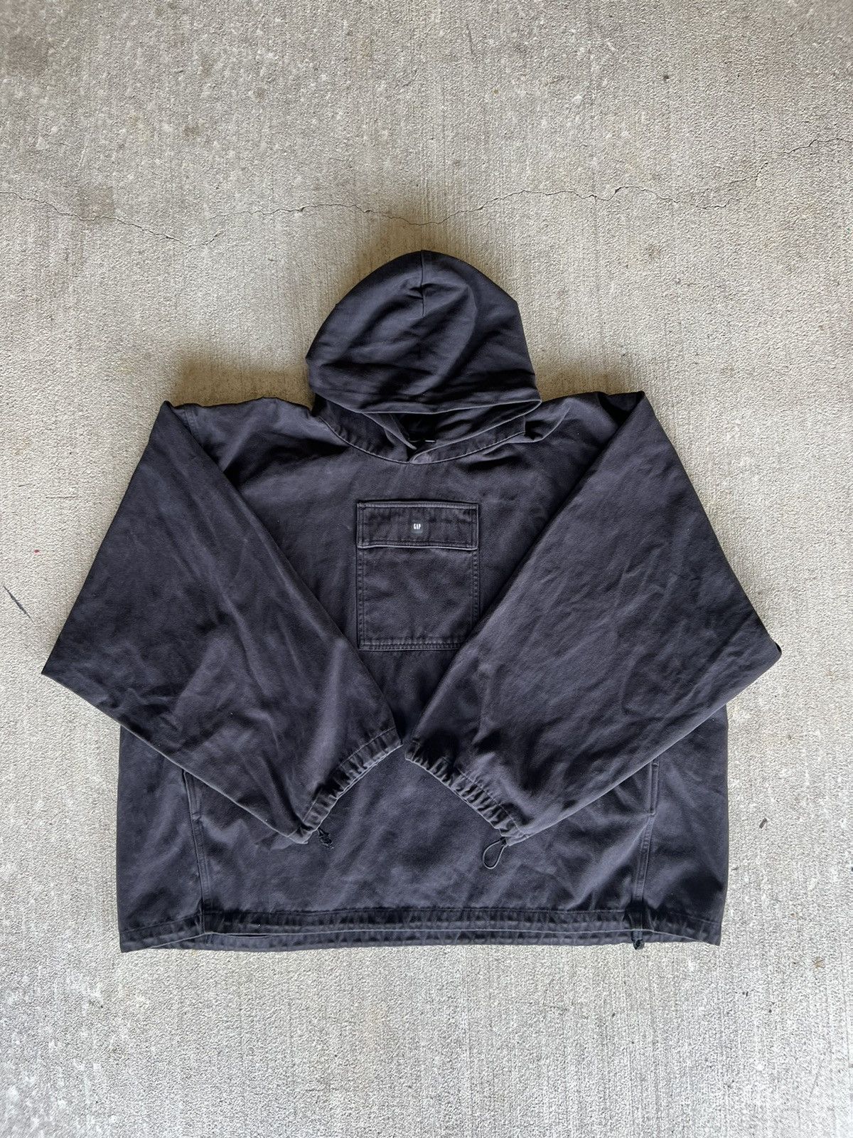 Yeezy Gap Sateen Anorak Black