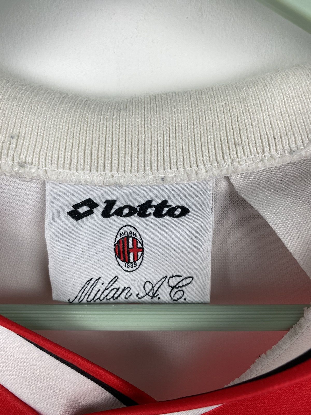 Lotto Sport Vintage AS Milan 1994 1995 Lotto Football Jersey PSG Roma Size US S / EU 44-46 / 1 - 19 Thumbnail