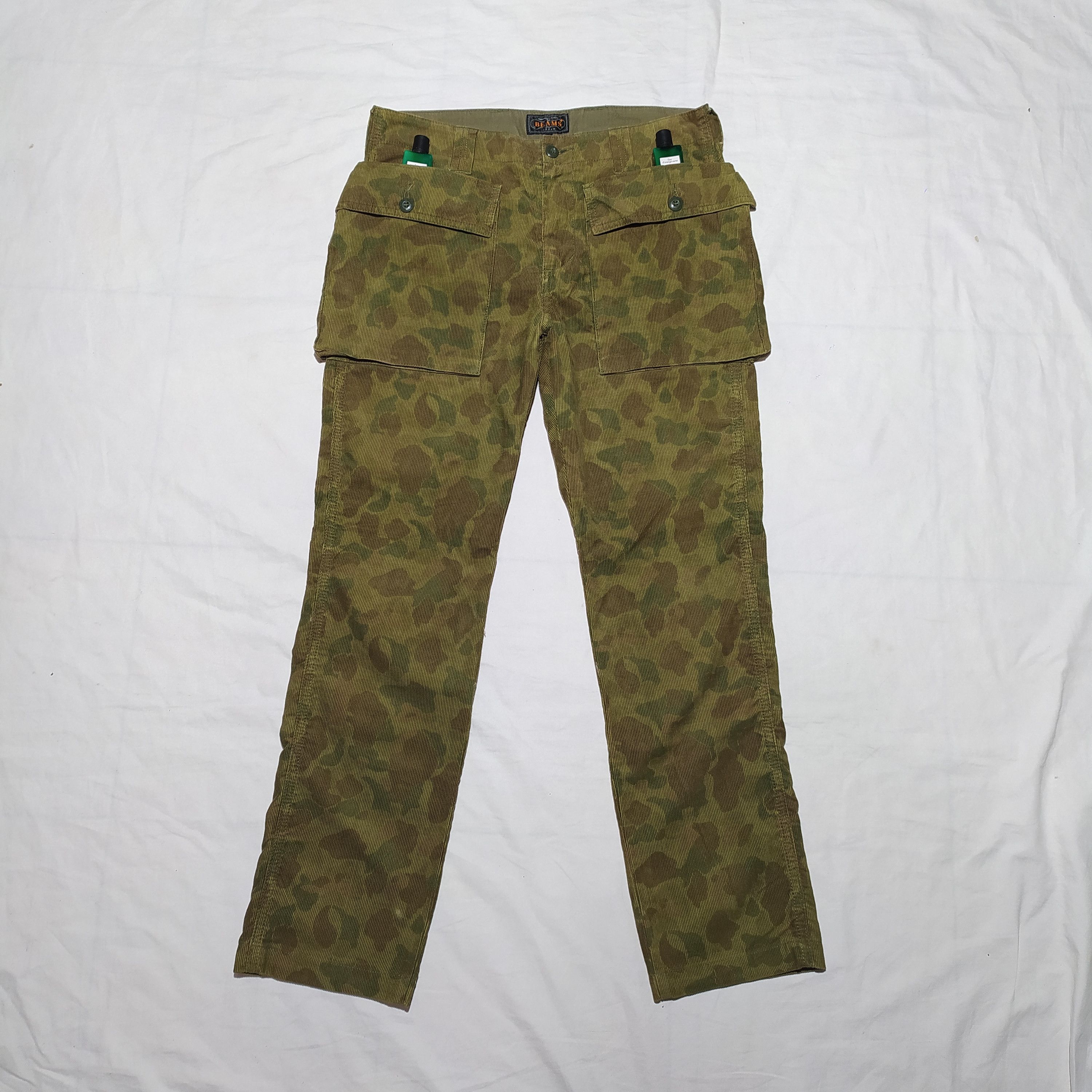 Beams Plus Beams plus duck Hunter camouflage utility corduroy pants Size US 34 / EU 50 - 1 Thumbnail
