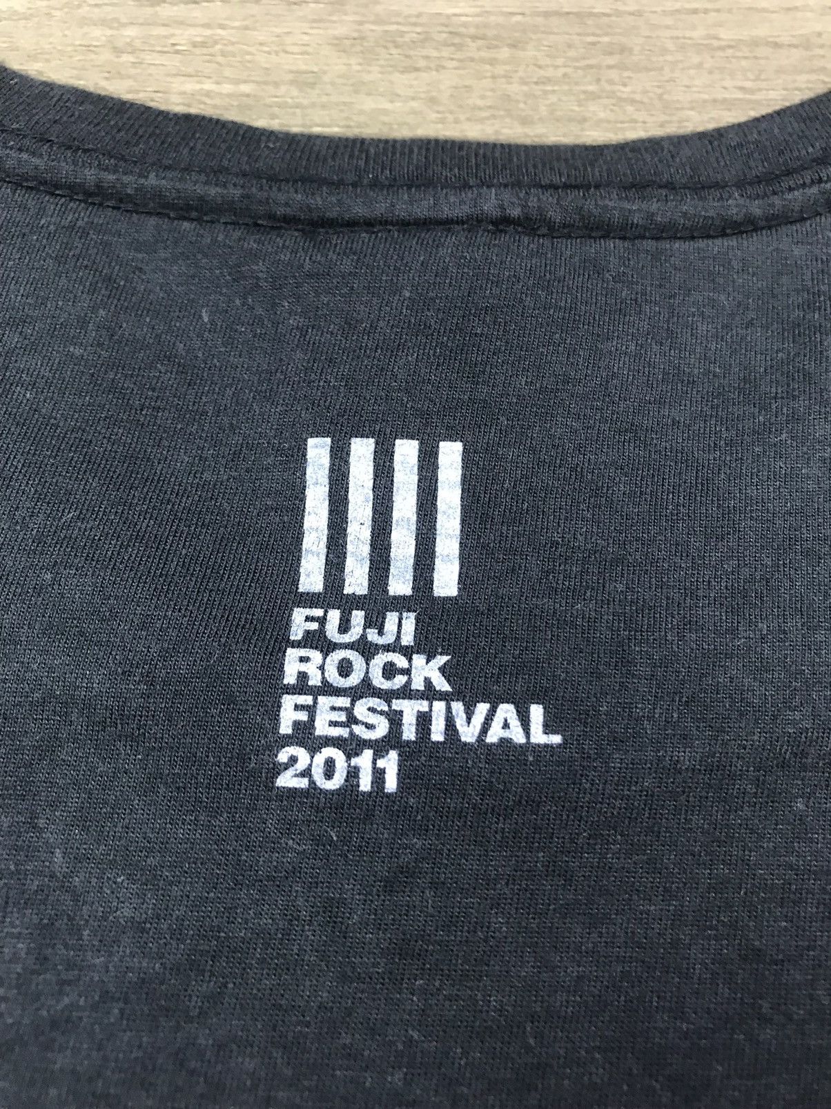 Band Tees × Japanese Brand OFFICIAL FUJI ROCK FESTIVAL 2011 T-SHIRT Size US M / EU 48-50 / 2 - 7 Thumbnail