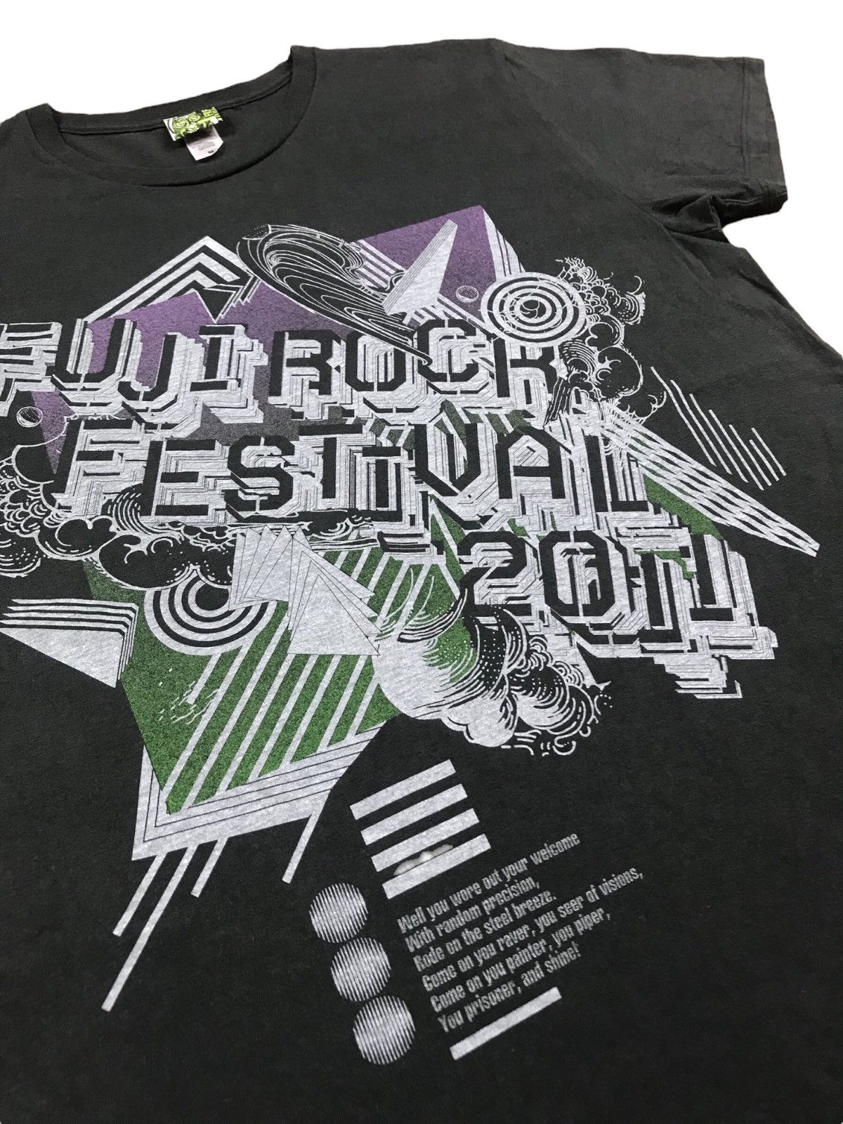 Band Tees × Japanese Brand OFFICIAL FUJI ROCK FESTIVAL 2011 T-SHIRT Size US M / EU 48-50 / 2 - 3 Thumbnail