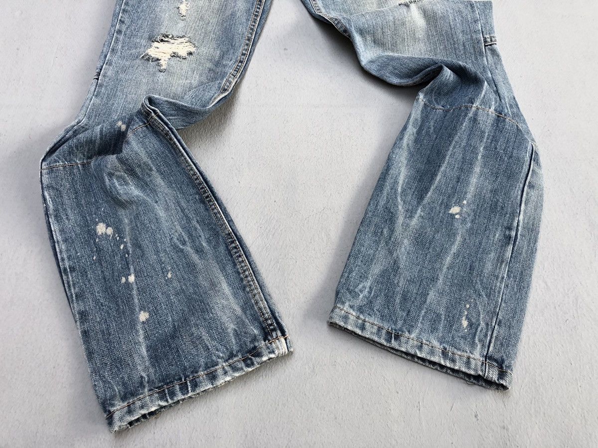 Japanese Brand PPFM Distress Denim Pants Size US 32 / EU 48 - 6 Thumbnail