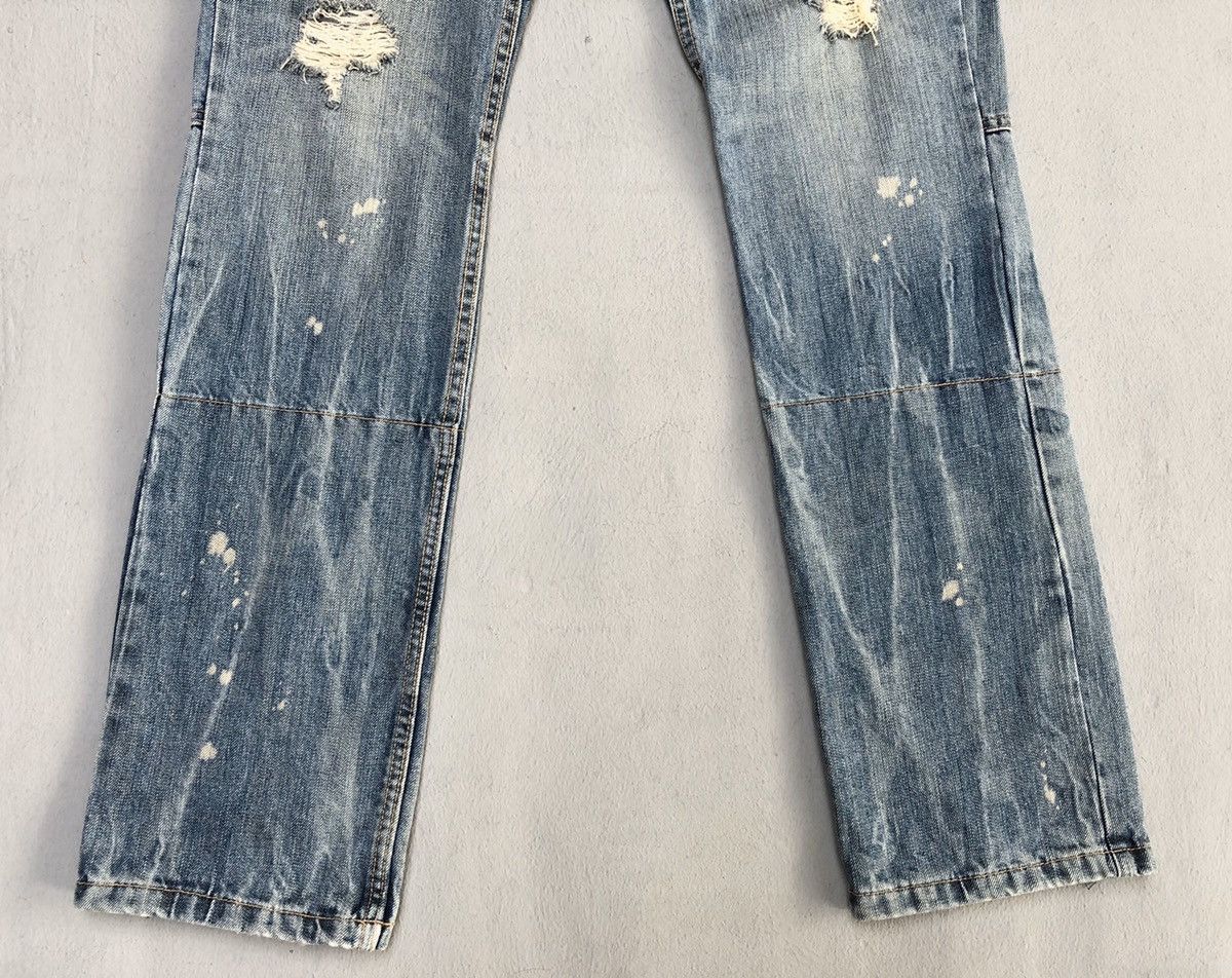 Japanese Brand PPFM Distress Denim Pants Size US 32 / EU 48 - 3 Thumbnail