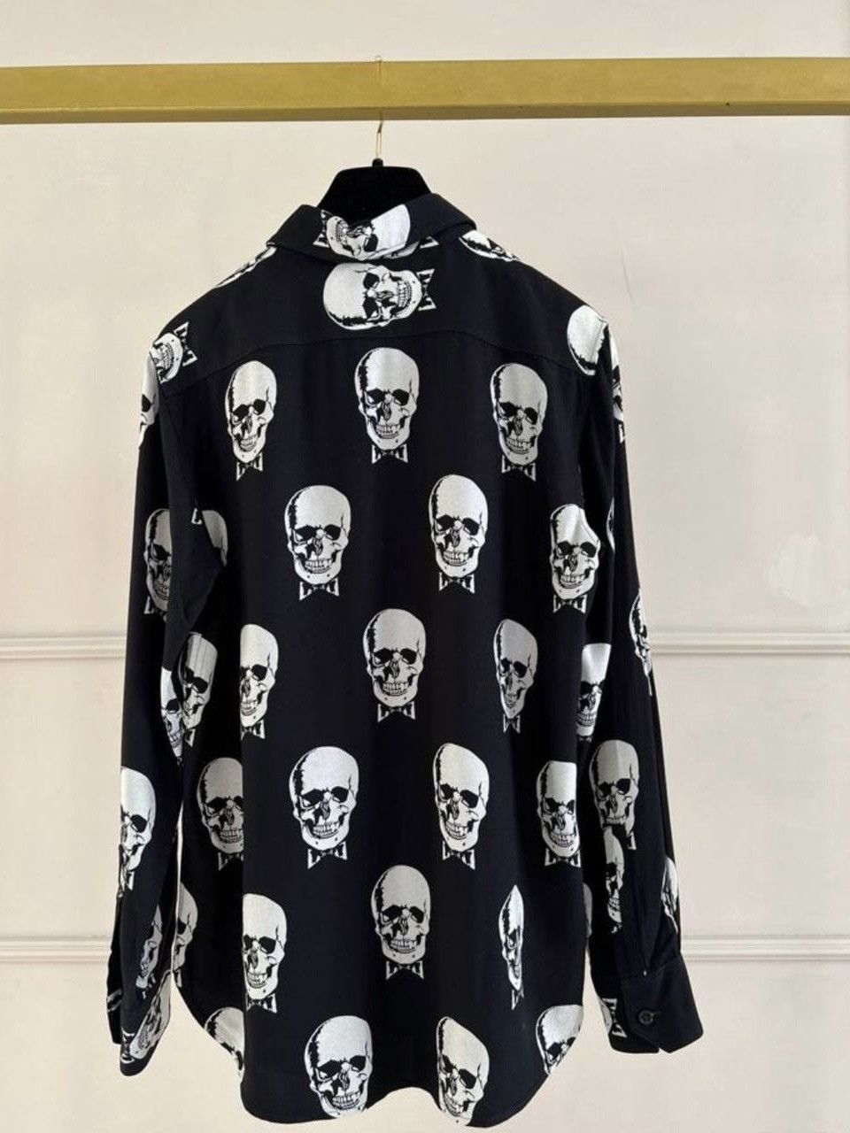 Saint Laurent Paris Saint Laurent Paris by Hedi Slimane Iconic Skull Shirt  | Grailed