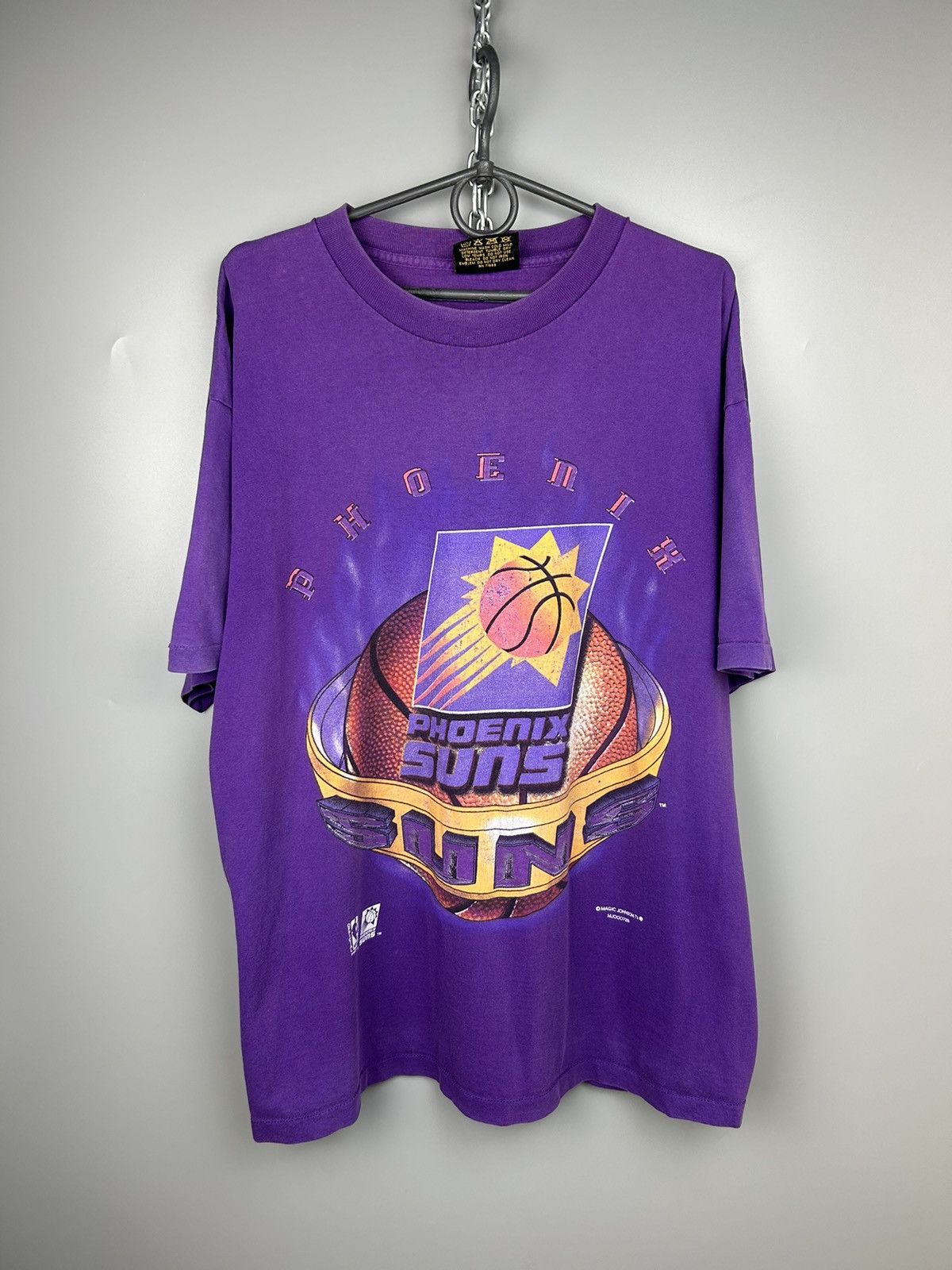 NBA Vintage 90s Phoenix Suns NBA Team T Shirt Size US XL / EU 56 / 4 - 1 Thumbnail