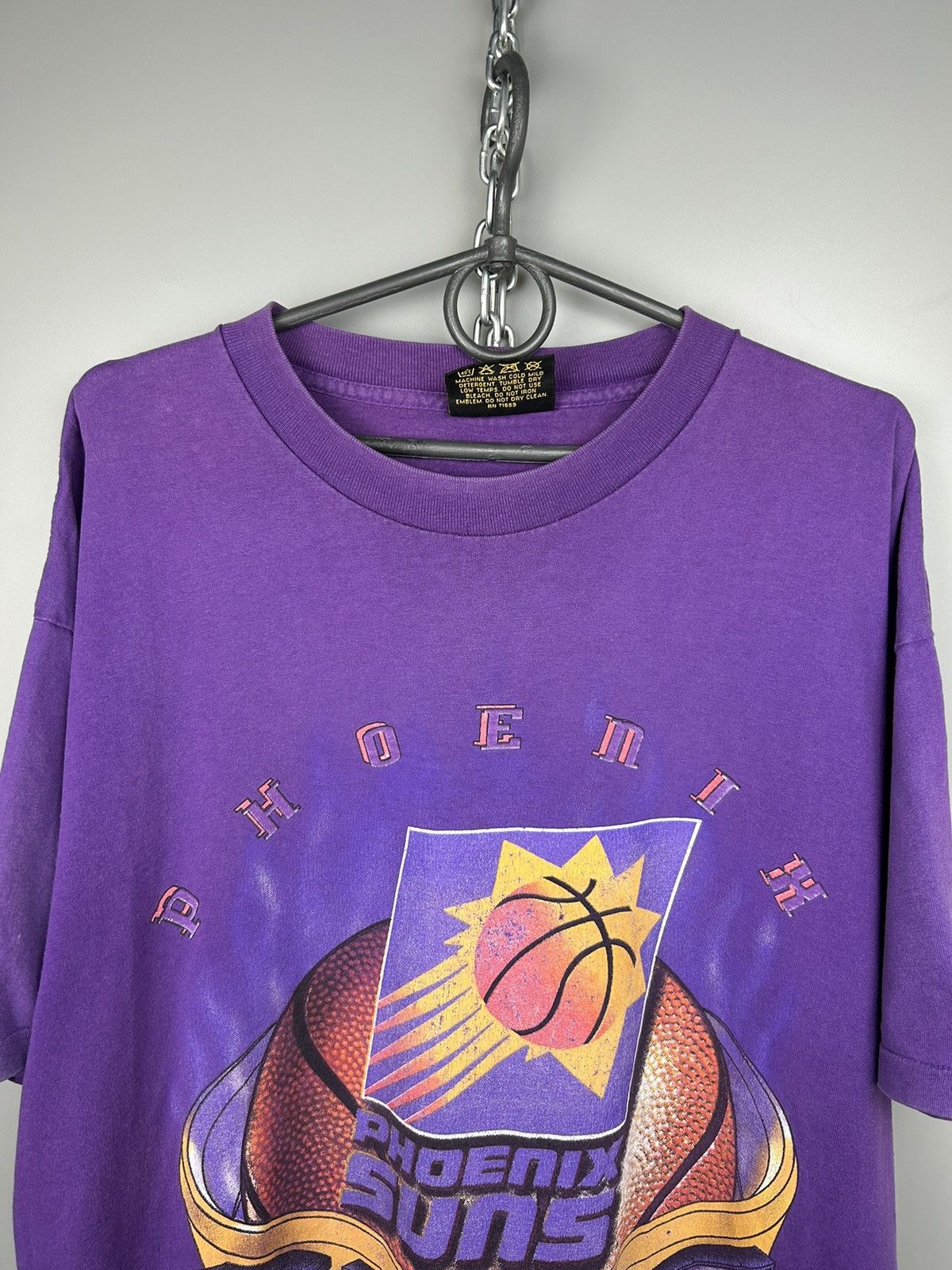 NBA Vintage 90s Phoenix Suns NBA Team T Shirt Size US XL / EU 56 / 4 - 7 Thumbnail
