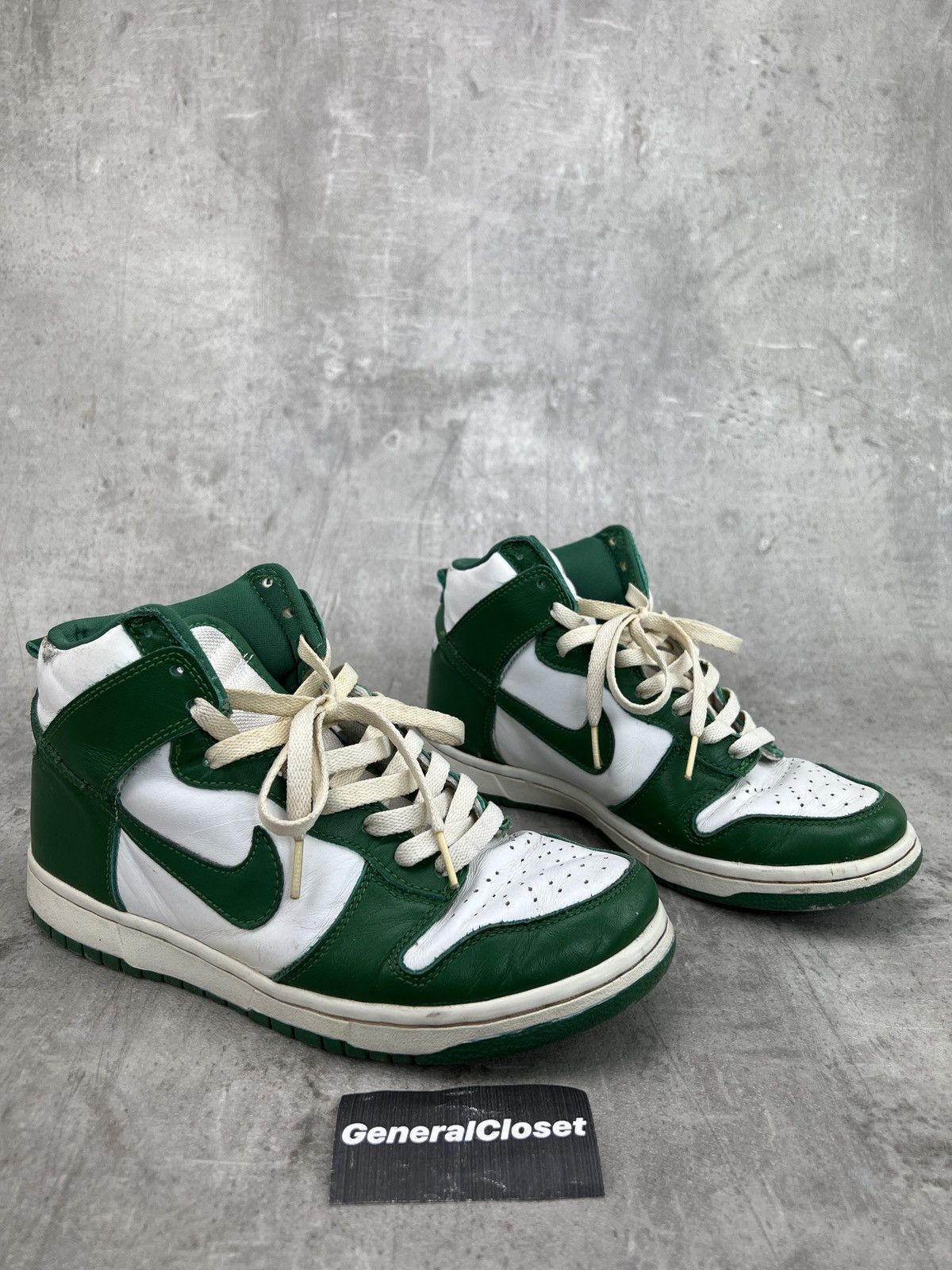 Nike 2003 Vintage NIKE Dunk High Celtic Green Size US 7.5 / EU 40-41 - 2 Thumbnail
