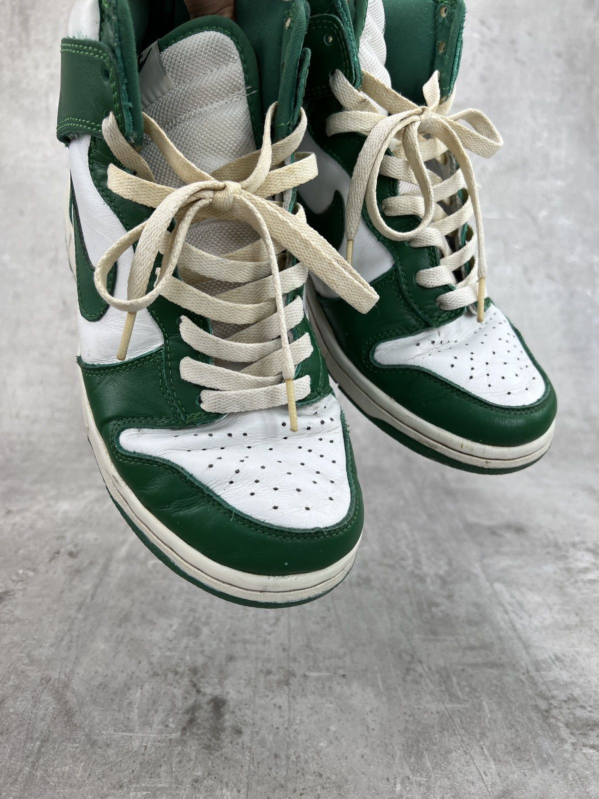 Nike 2003 Vintage NIKE Dunk High Celtic Green Size US 7.5 / EU 40-41 - 10 Thumbnail