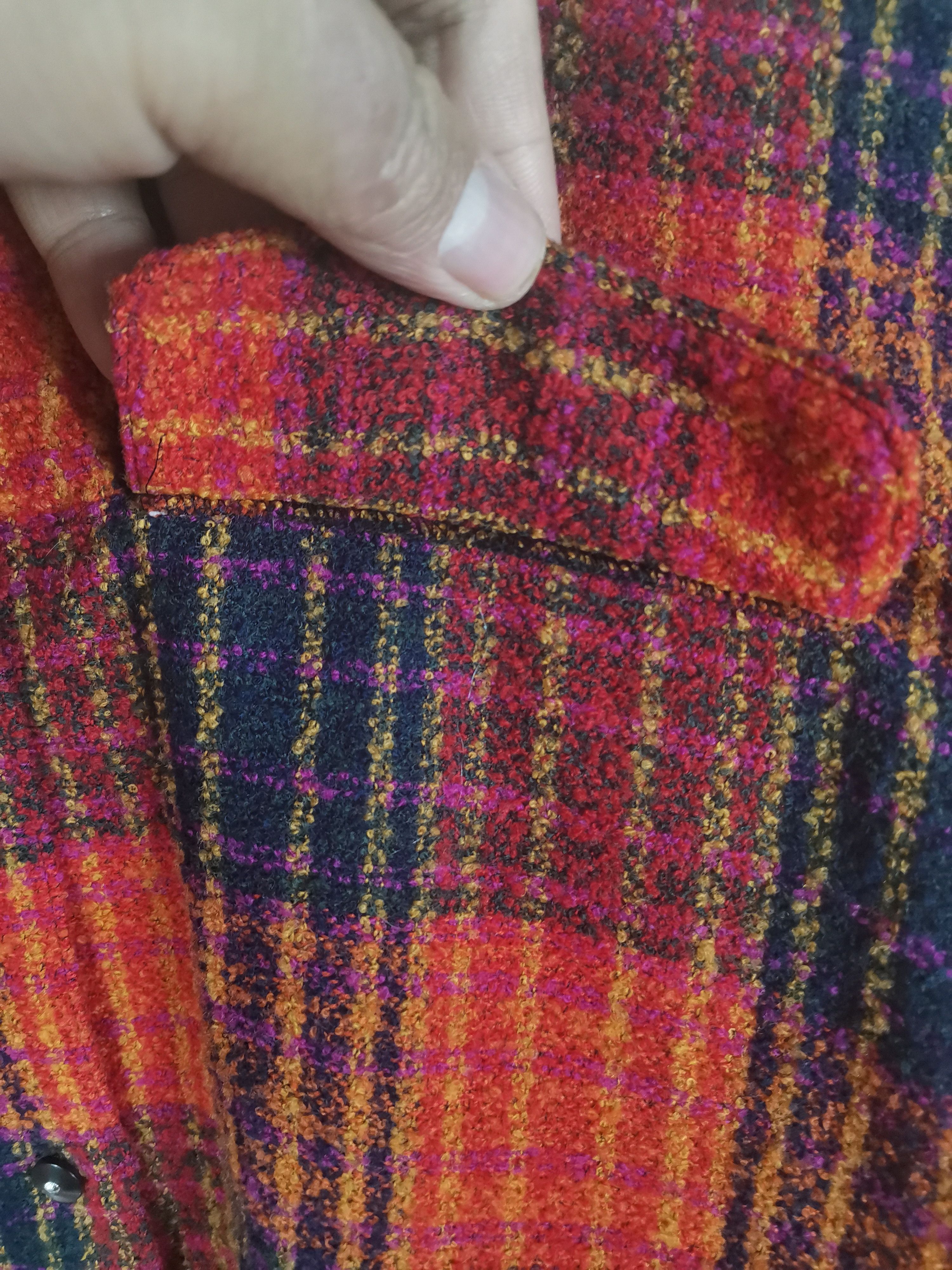 Japanese Brand Vintage Japanese Brand K.Village Flannel Shirt Size US L / EU 52-54 / 3 - 3 Thumbnail