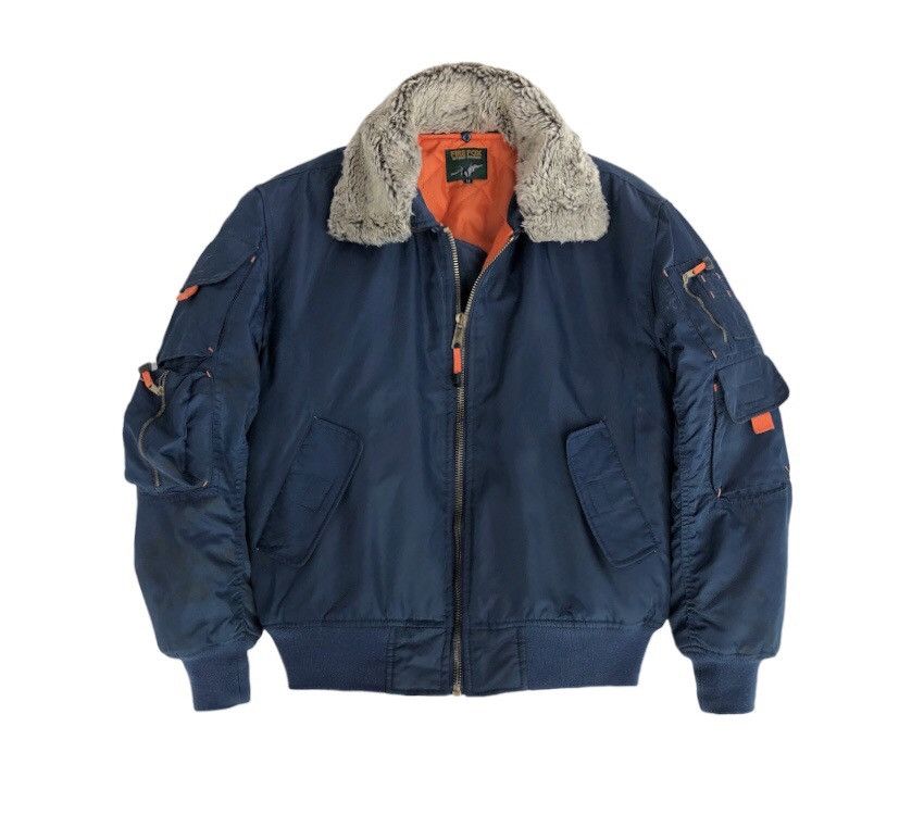 Vintage Vintage Fire Fox World Island Bomber Flight Jacket Size US M / EU 48-50 / 2 - 1 Thumbnail