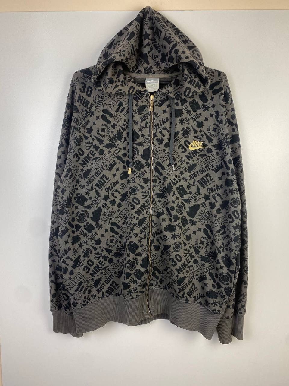 Vintage Nike vintage zip hoodie size L Size US L / EU 52-54 / 3 - 1 Thumbnail