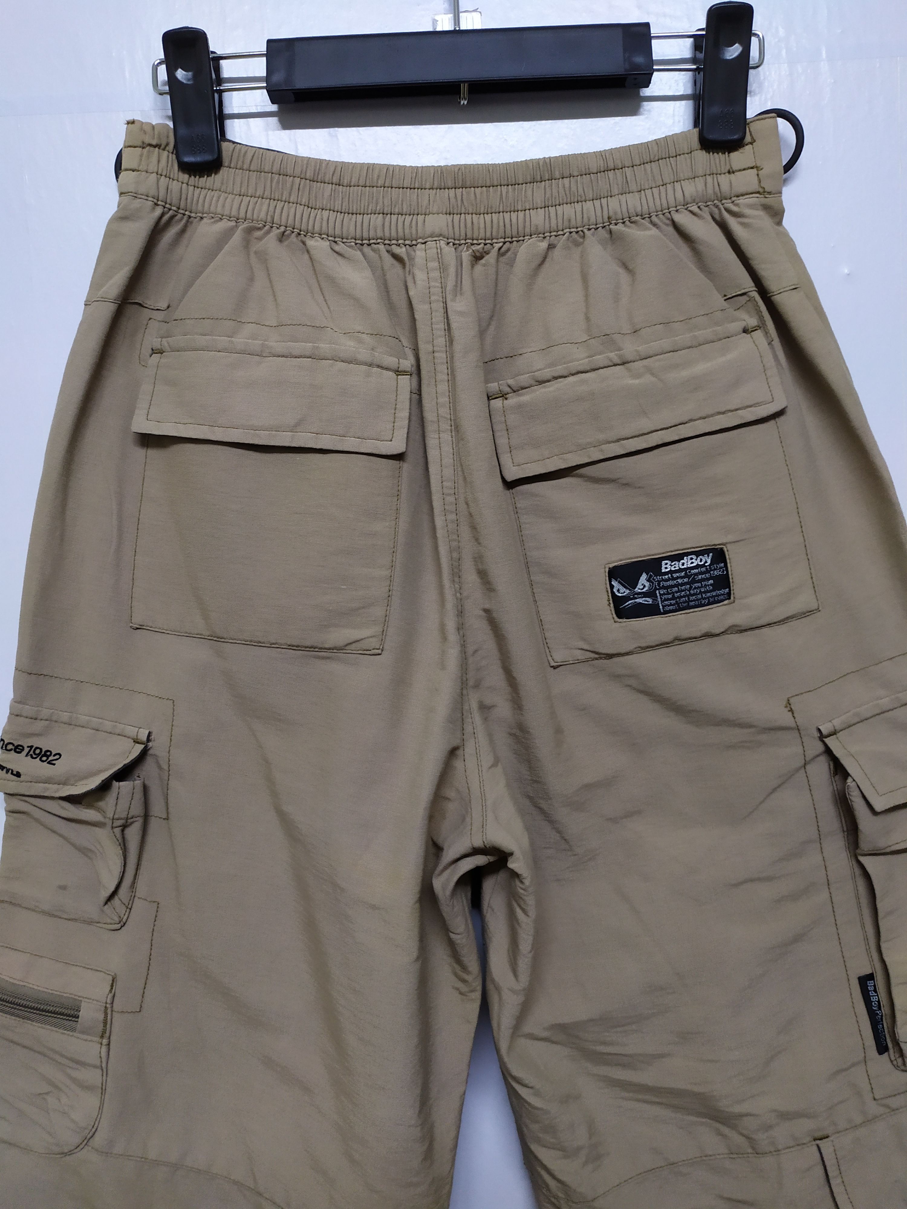 Japanese Brand BADBOY CARGO PANTS MULTIPOCKET TACTICAL PANTS Size US 28 / EU 44 - 20 Thumbnail