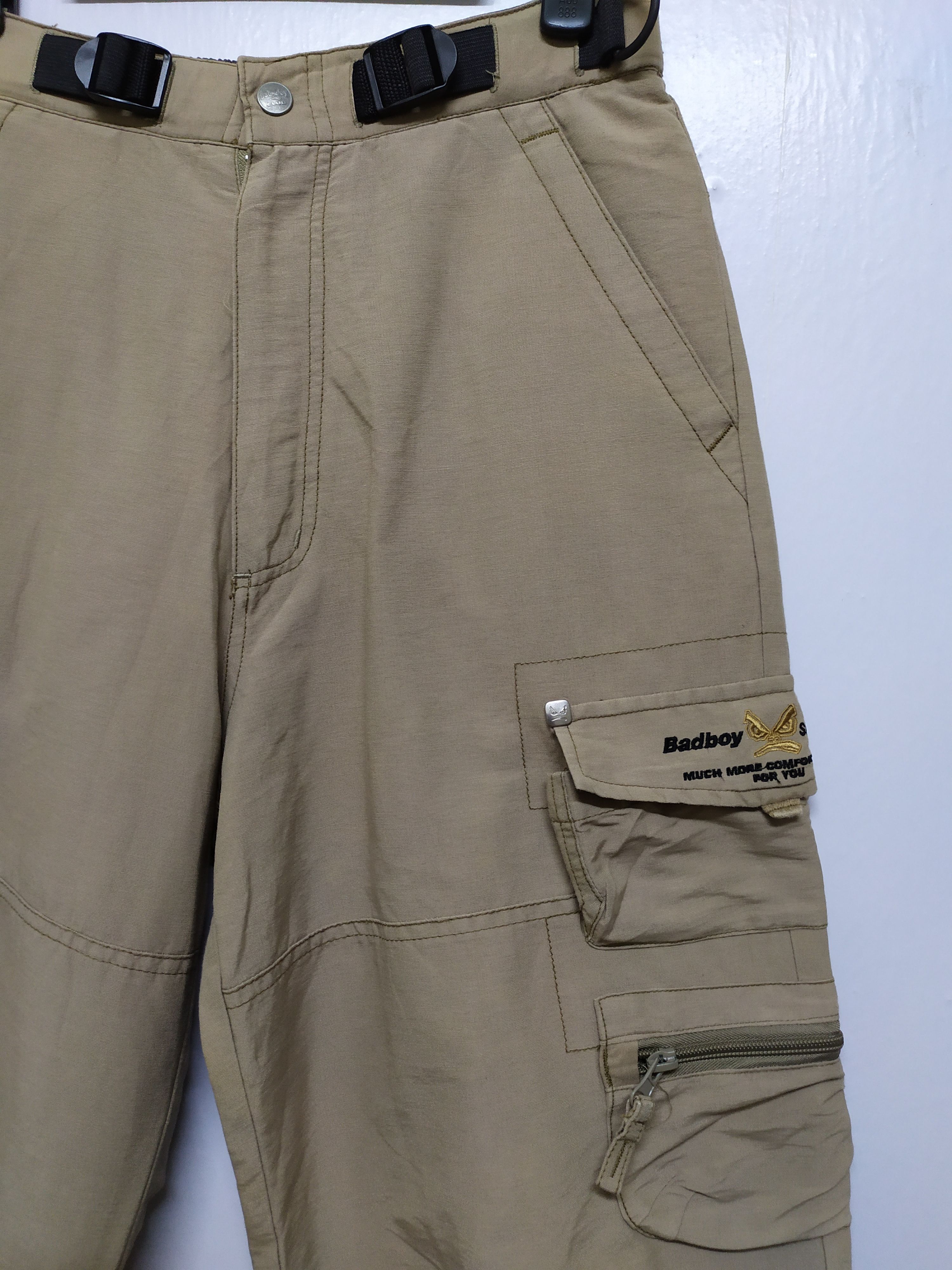 Japanese Brand BADBOY CARGO PANTS MULTIPOCKET TACTICAL PANTS Size US 28 / EU 44 - 11 Thumbnail
