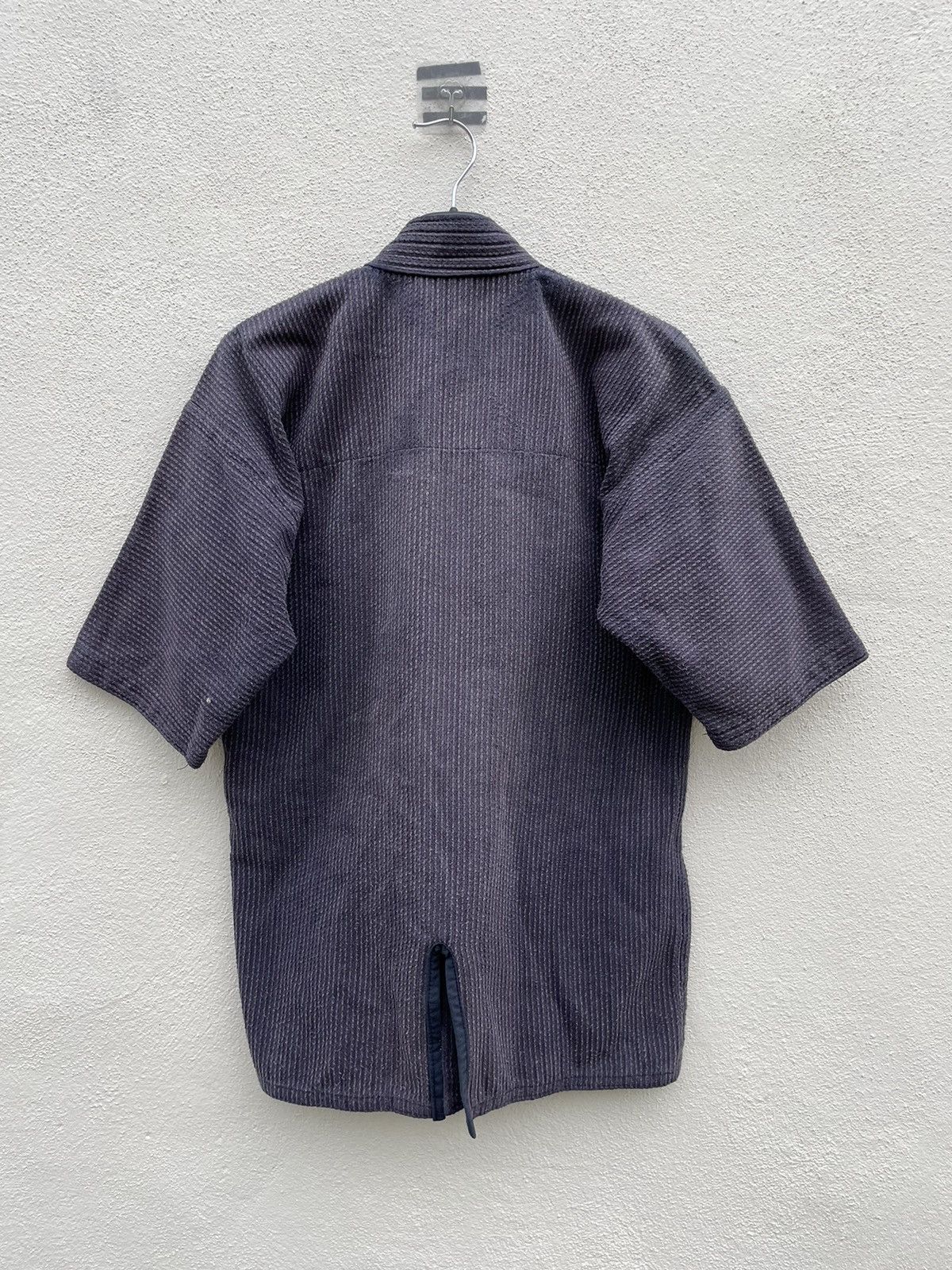 Japanese Brand Kimono Sashiko Boro Stitching faded Japan Samurai Size US M / EU 48-50 / 2 - 6 Thumbnail