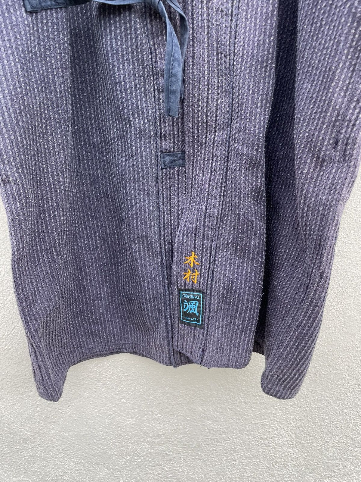 Japanese Brand Kimono Sashiko Boro Stitching faded Japan Samurai Size US M / EU 48-50 / 2 - 5 Thumbnail