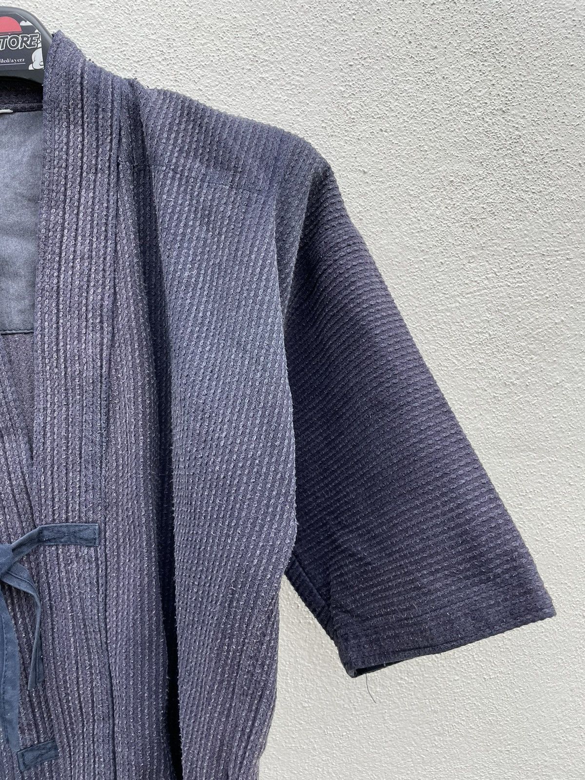Japanese Brand Kimono Sashiko Boro Stitching faded Japan Samurai Size US M / EU 48-50 / 2 - 4 Thumbnail
