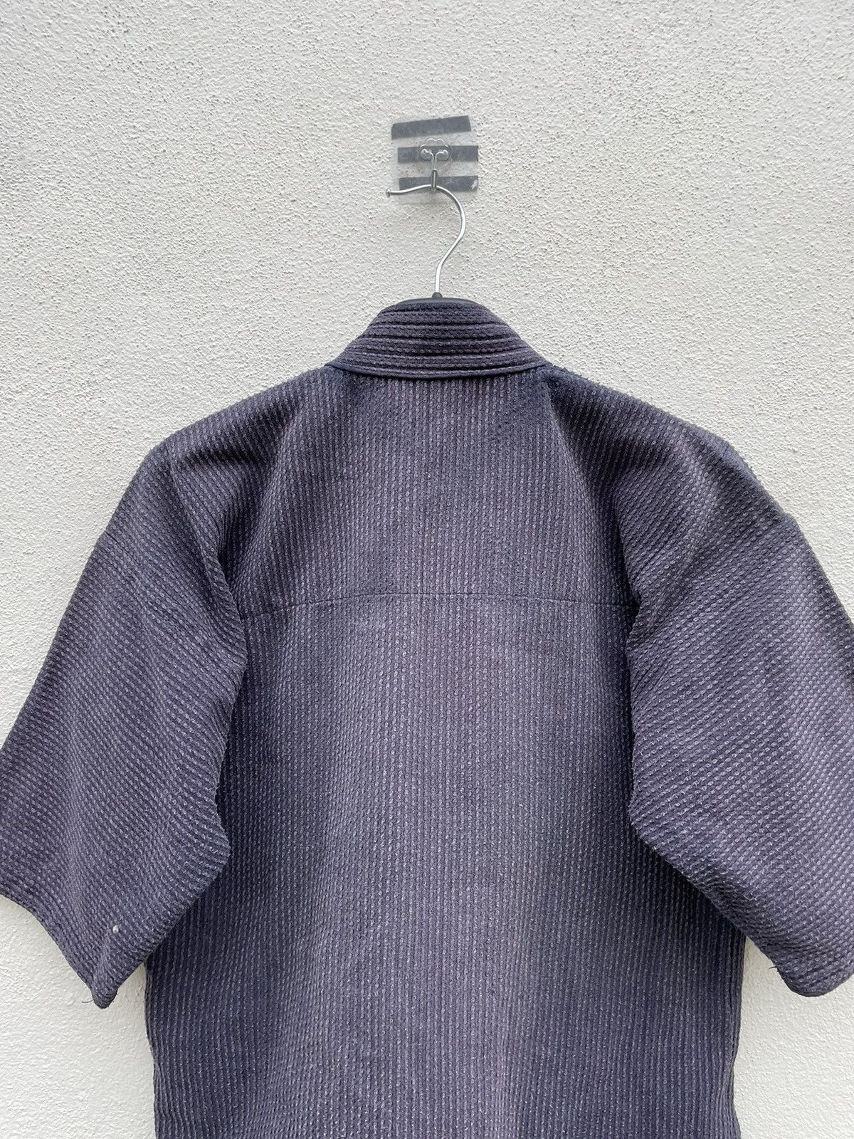 Japanese Brand Kimono Sashiko Boro Stitching faded Japan Samurai Size US M / EU 48-50 / 2 - 7 Thumbnail