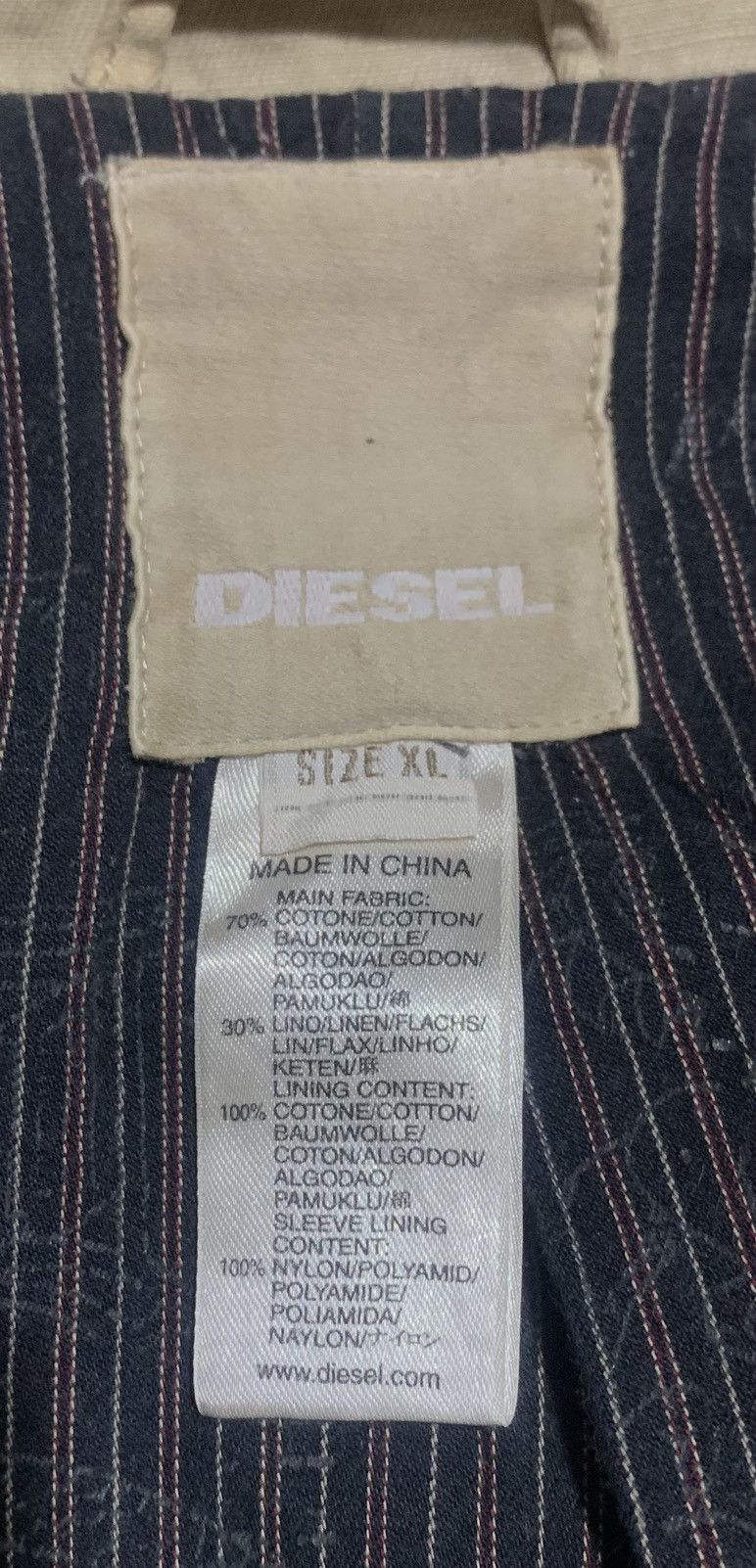 Diesel Vintage Diesel Jacket Size US XL / EU 56 / 4 - 6 Thumbnail