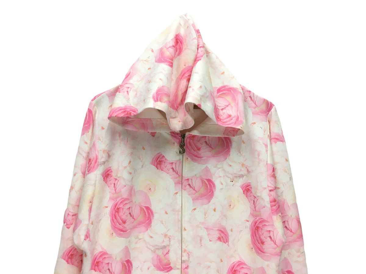 Japanese Brand × Vintage Vintage Secret Key Flower Full Print Hoodie Sweatshirt Size M / US 6-8 / IT 42-44 - 2 Thumbnail
