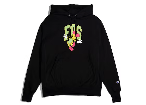 image of Virgil Abloh X Disney X Brooklyn Museum Mickey Mouse Hoodie in Black, Men's (Size XS)