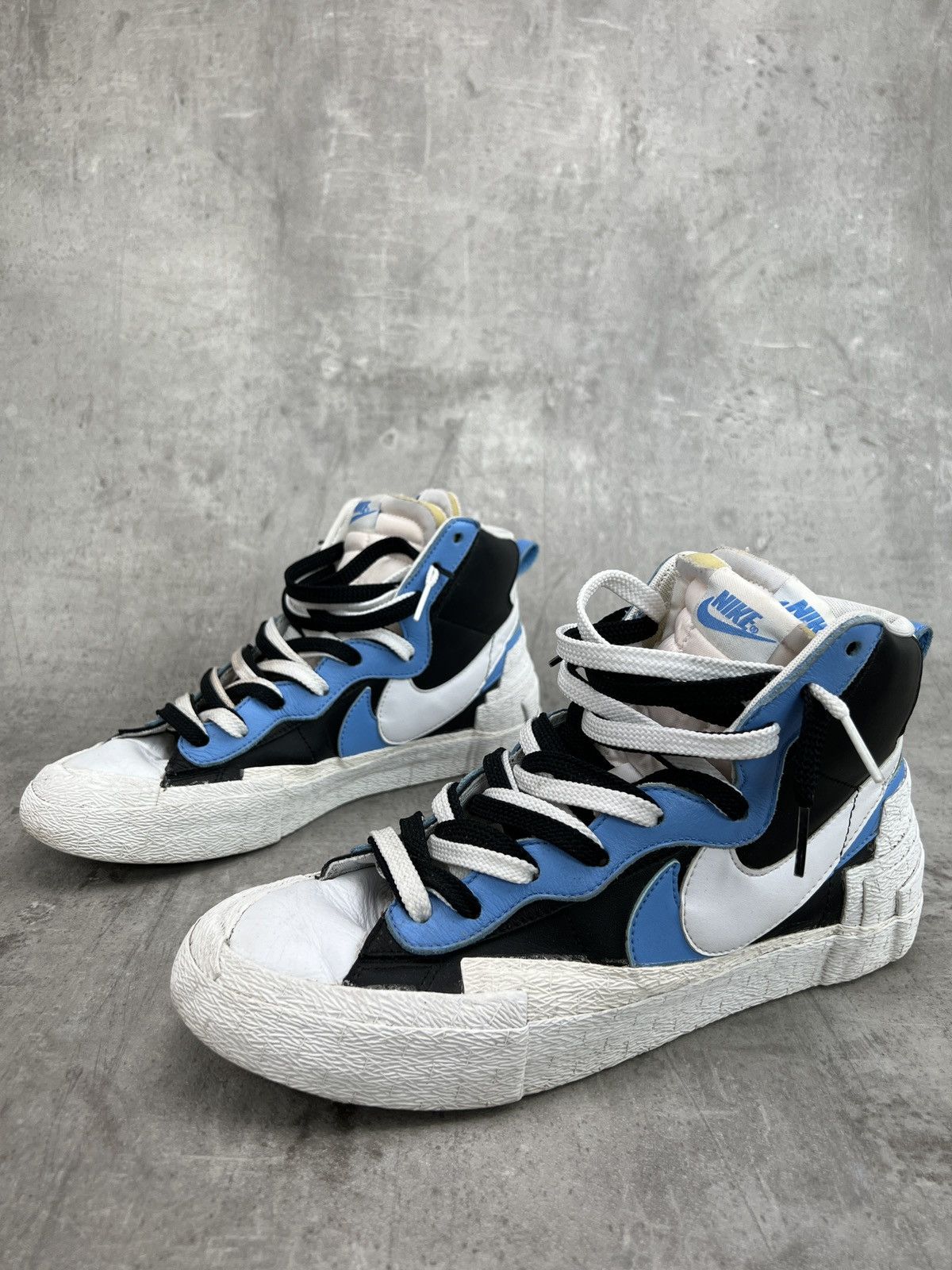 Nike × Sacai NIKE x SACAI Blazer Mid White Black Legend Blue Size US 9 / EU 42 - 3 Thumbnail
