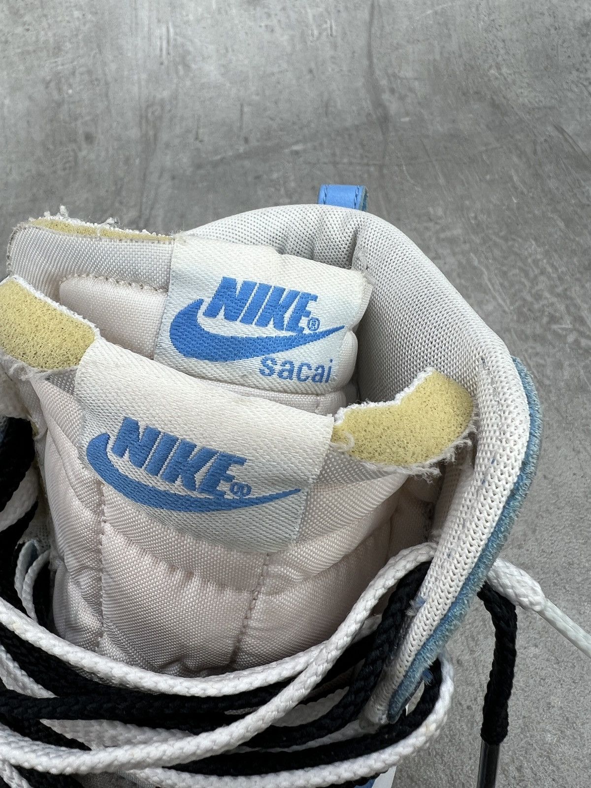 Nike × Sacai NIKE x SACAI Blazer Mid White Black Legend Blue Size US 9 / EU 42 - 13 Thumbnail