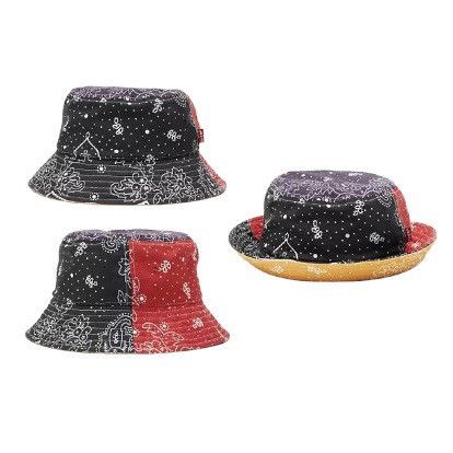 Levi's Levis PATCHWORK Bandana Bucket Hat Size ONE SIZE - 1 Thumbnail