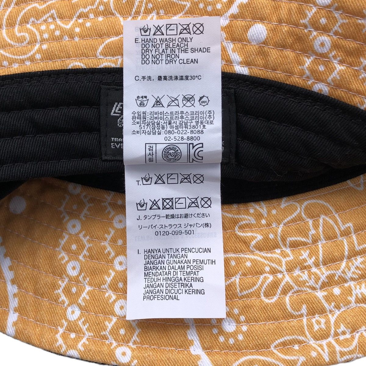 Levi's Levis PATCHWORK Bandana Bucket Hat Size ONE SIZE - 8 Thumbnail
