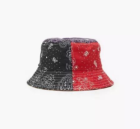 Levi's Levis PATCHWORK Bandana Bucket Hat Size ONE SIZE - 3 Thumbnail