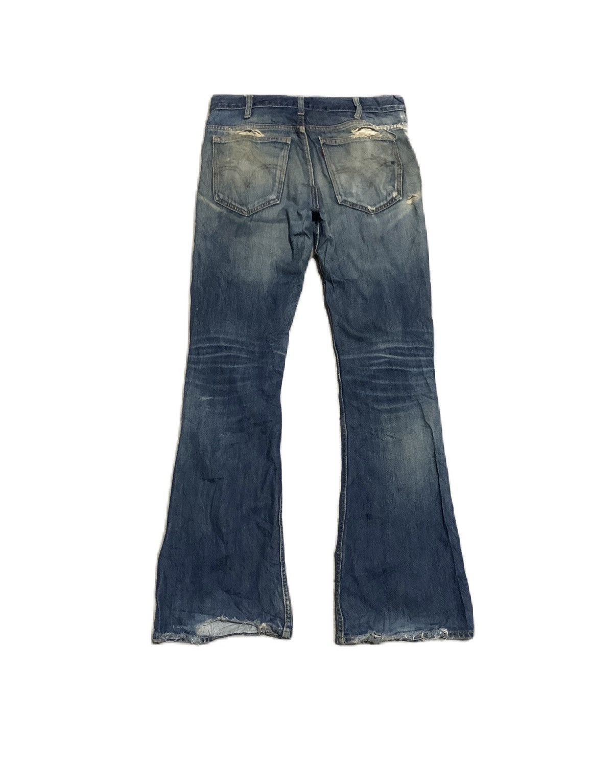 Levi's Vintage 90s Levis Flare Bootcut Bell Bottom Jeans Size US 32 / EU 48 - 2 Thumbnail