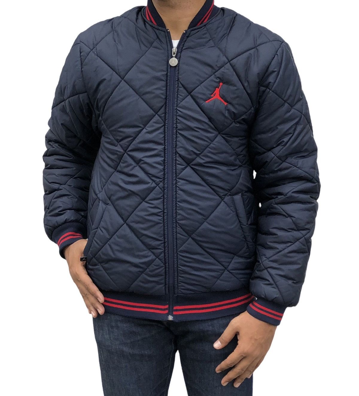 Jordan Brand Air Jordan Quilted Bomber Jacket Size US M / EU 48-50 / 2 - 2 Thumbnail