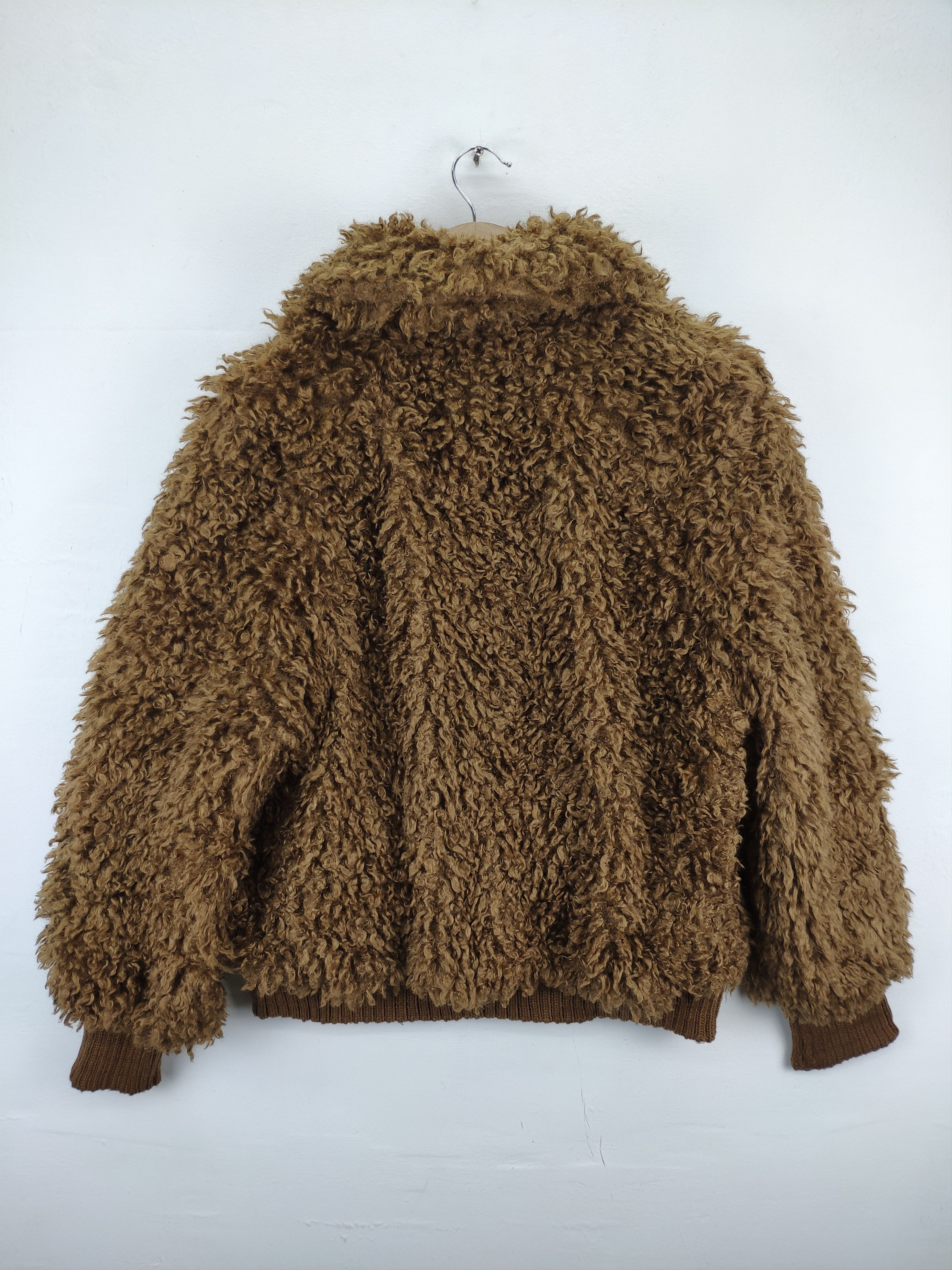 Zara Zara Cropped Jacket Sherpa Shaggy Size S / US 4 / IT 40 - 2 Thumbnail